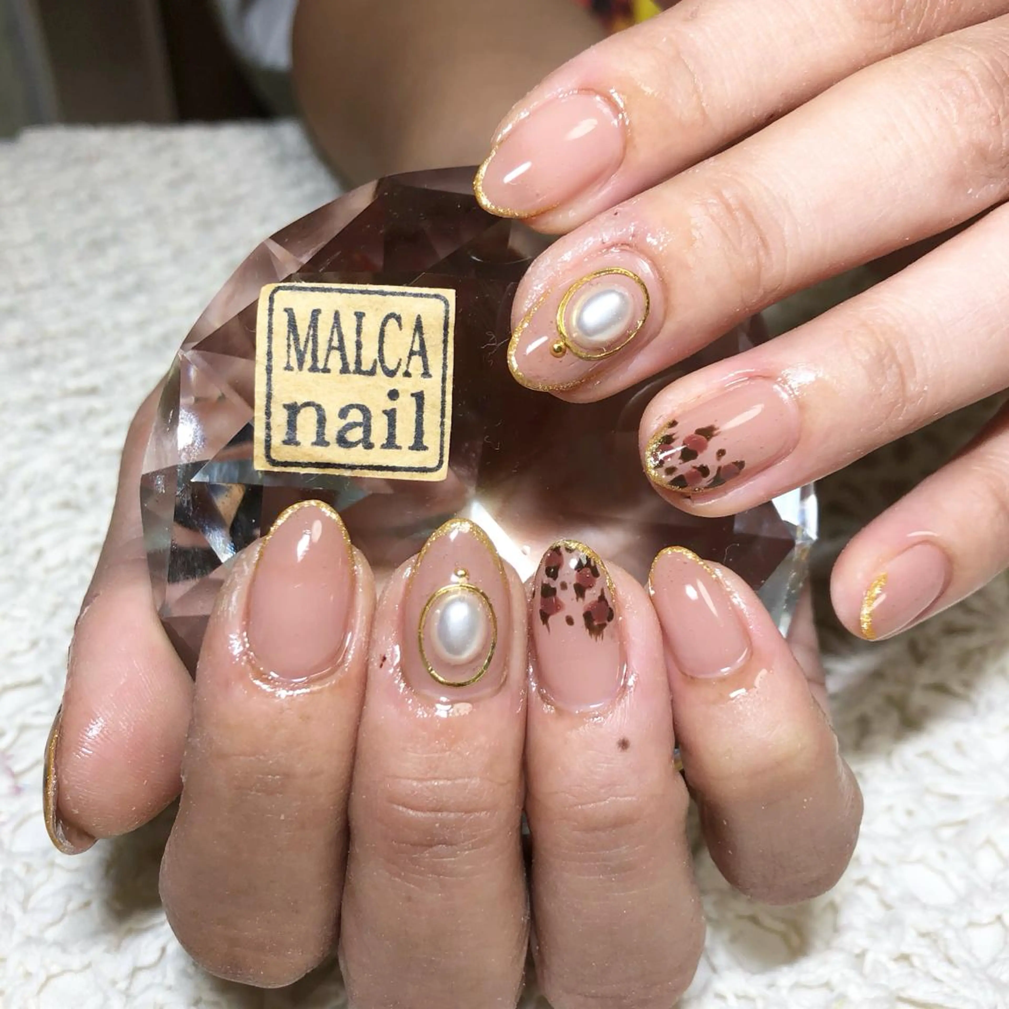 セミロング ヘアアレンジ キッズ ネイル マツエク・マツパ MALCAnail(マルカネイル)所属・荒木 莉奈のネイルデザイン