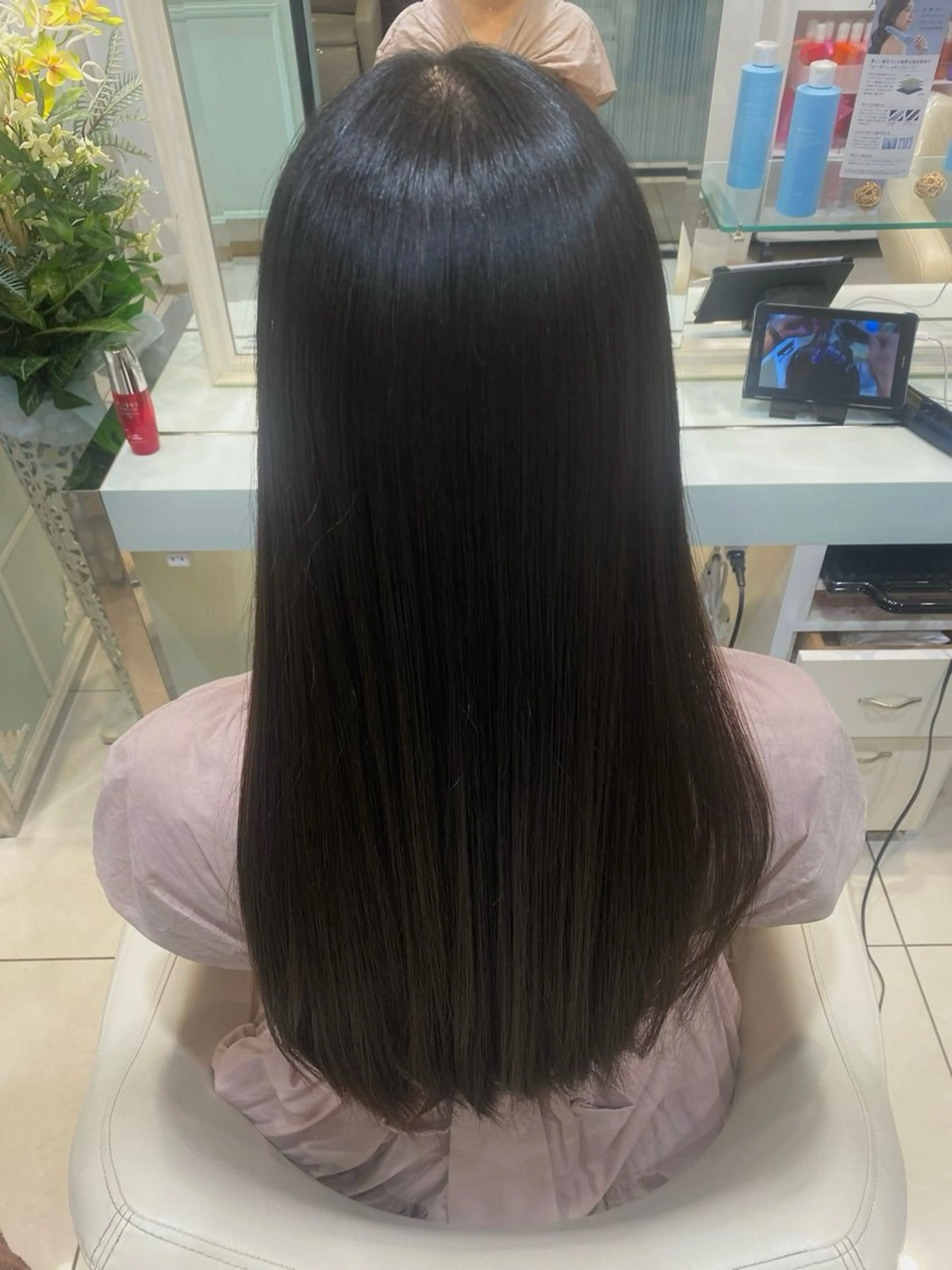 ロング トリートメント 縮毛矯正 ゆきのヘアスタイル