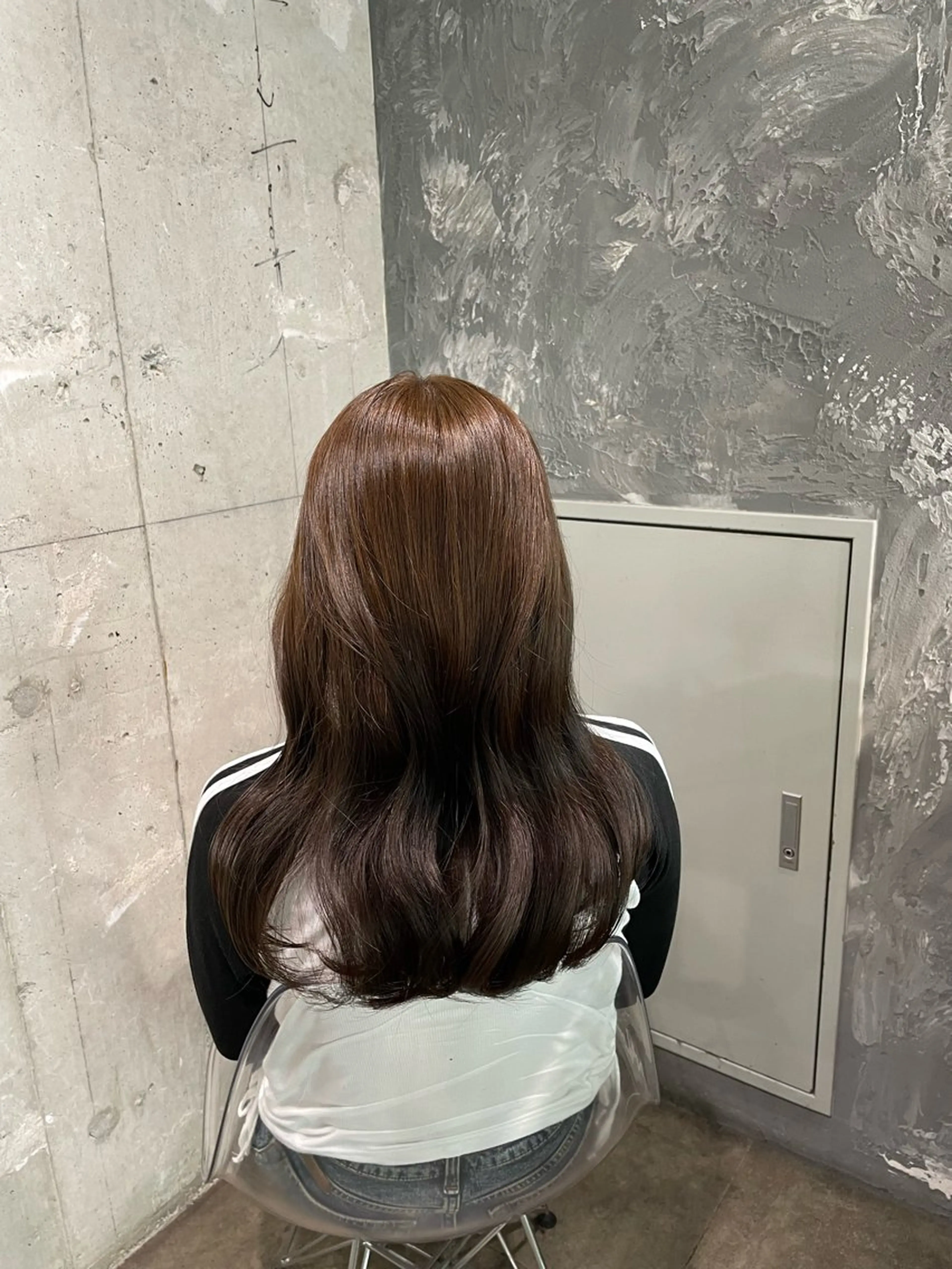 カラー カット ヘアカラー トリートメント ヘアセット 🤍ベージュ/透明感 韓国ヘア/まりん🤍のヘアスタイル