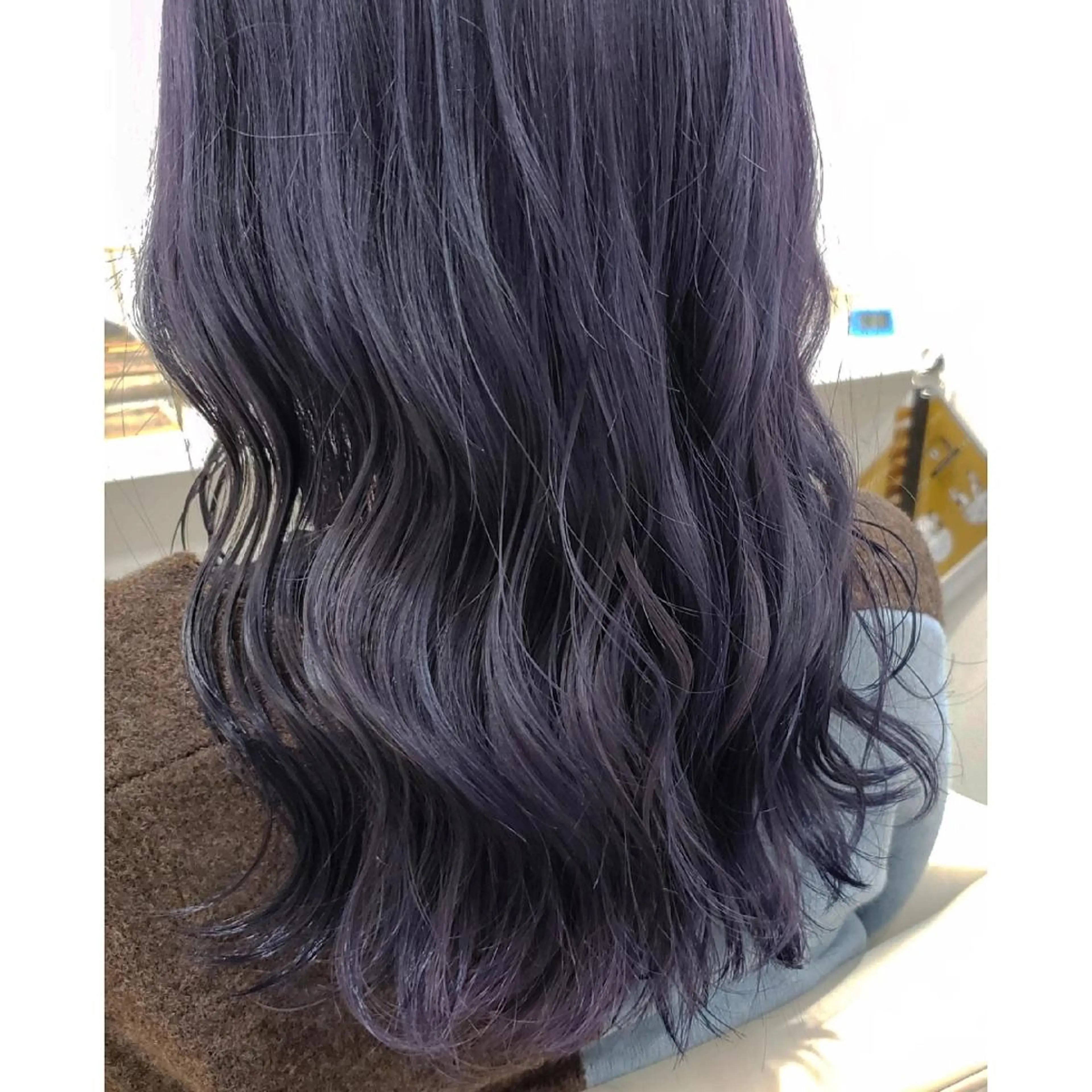 セミロング カラー ヘアアレンジ ブリーチ ケアブリーチ 透明感カラー ラベンダーカラー 髪質改善 髪質改善サロン🍃 AIRI のヘアスタイル