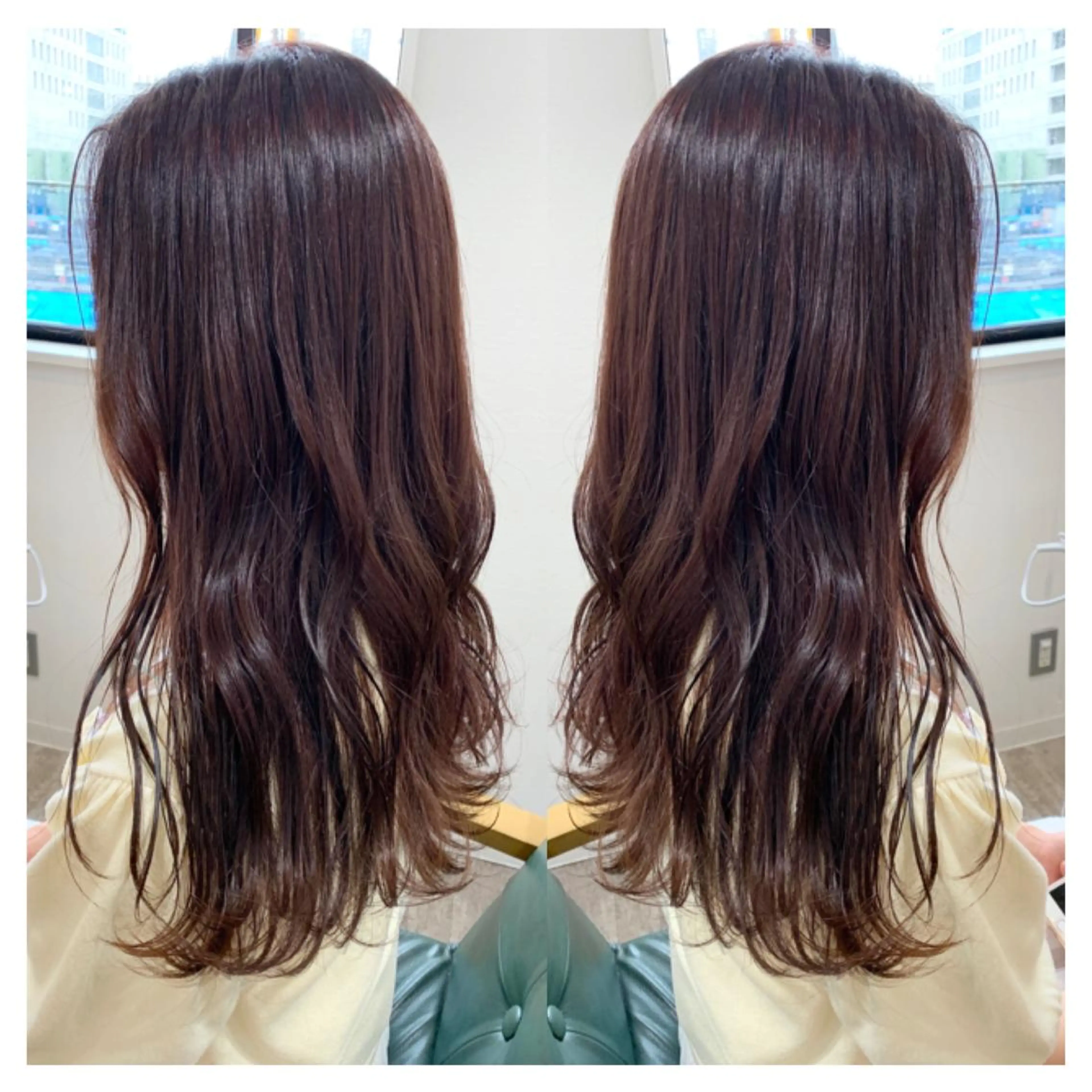 ロング カラー ヘアカラー トリートメント 村山 茉衣のヘアスタイル