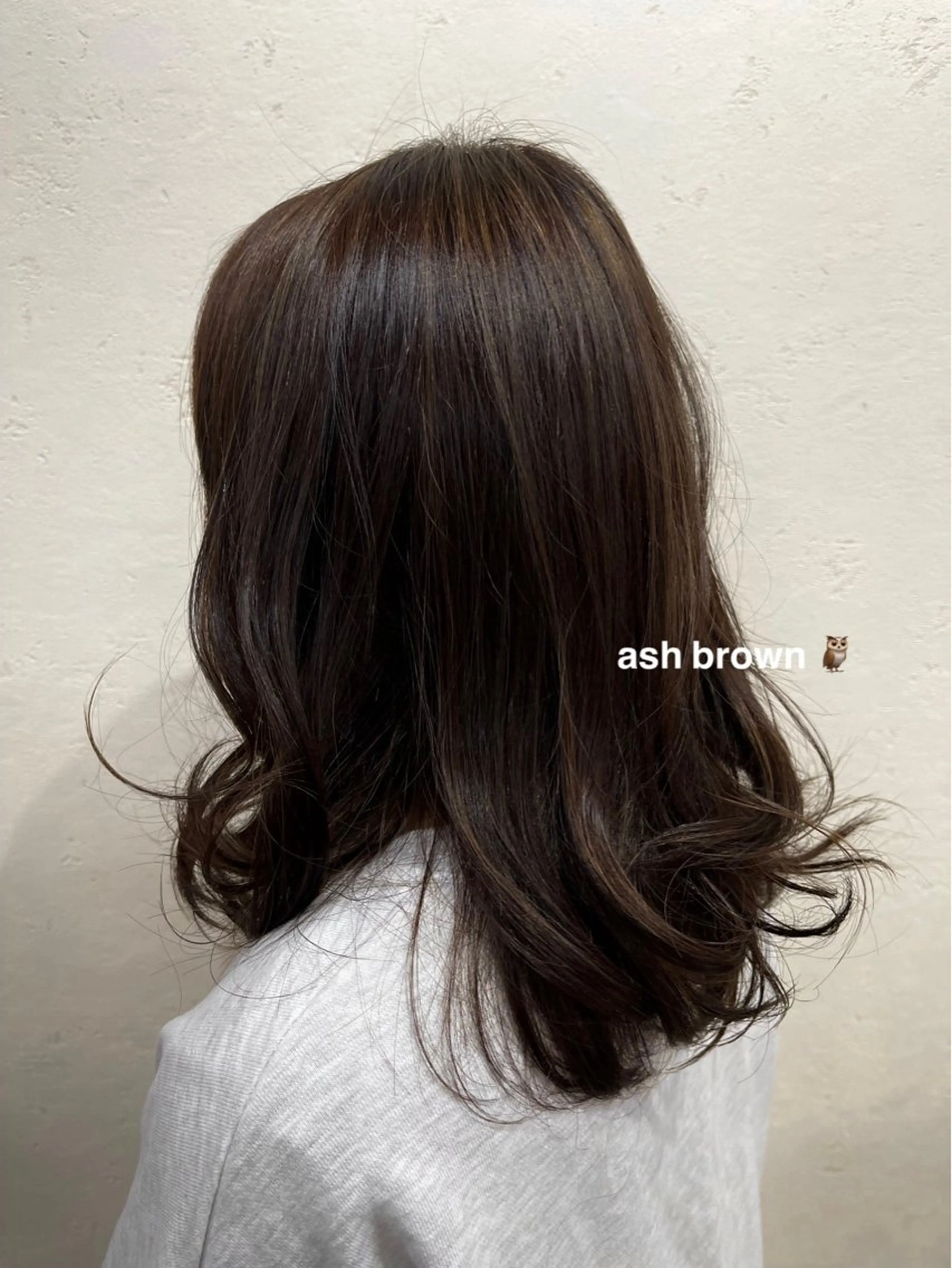 ミディアム カラー ヘアカラー hairs Riche住之江（ヘアーズリッシュ）所属・hairs Riche/諸戸龍加のヘアスタイル