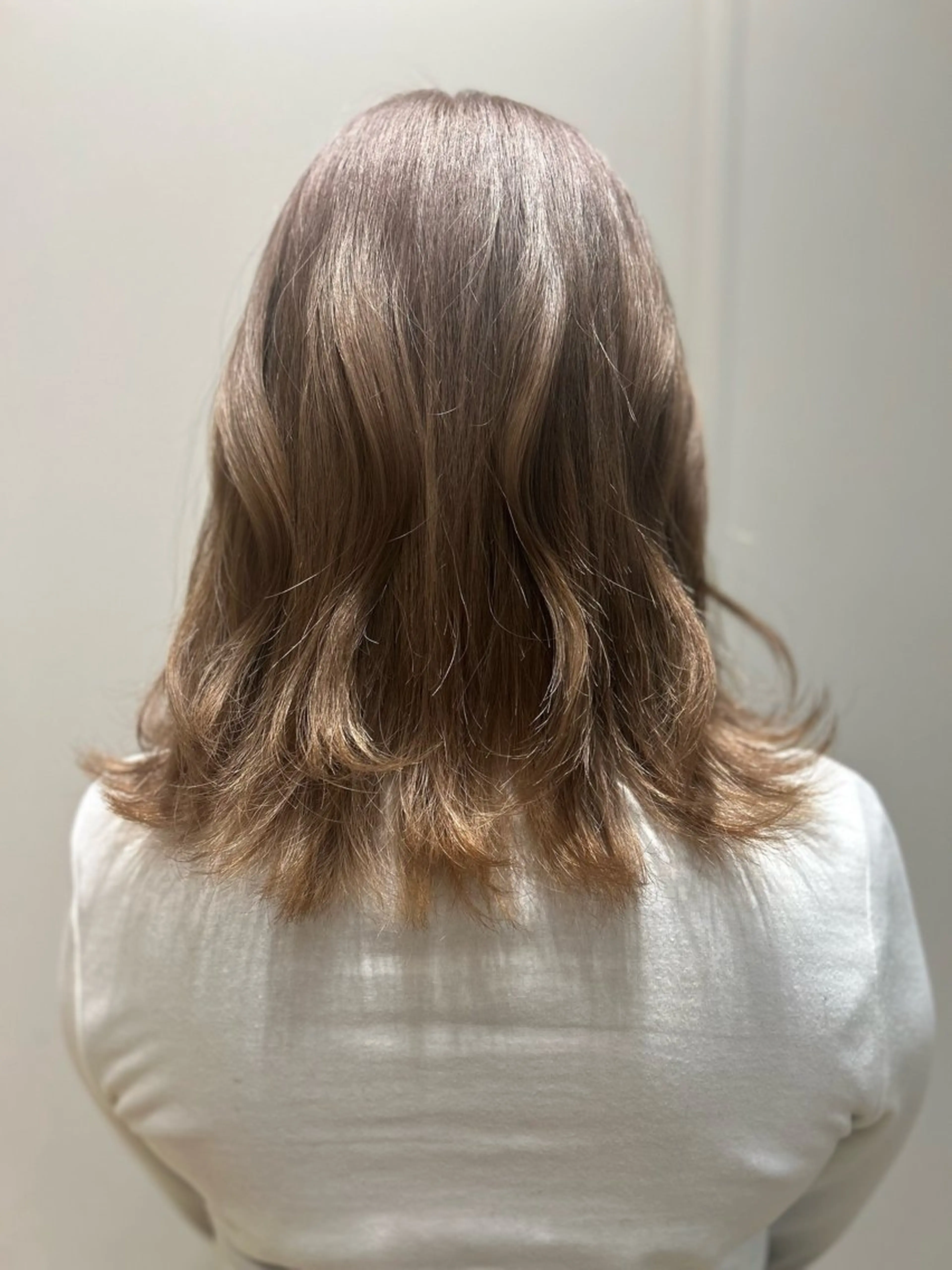 ミディアム カラー ヘアカラー kawabe maikoのヘアスタイル