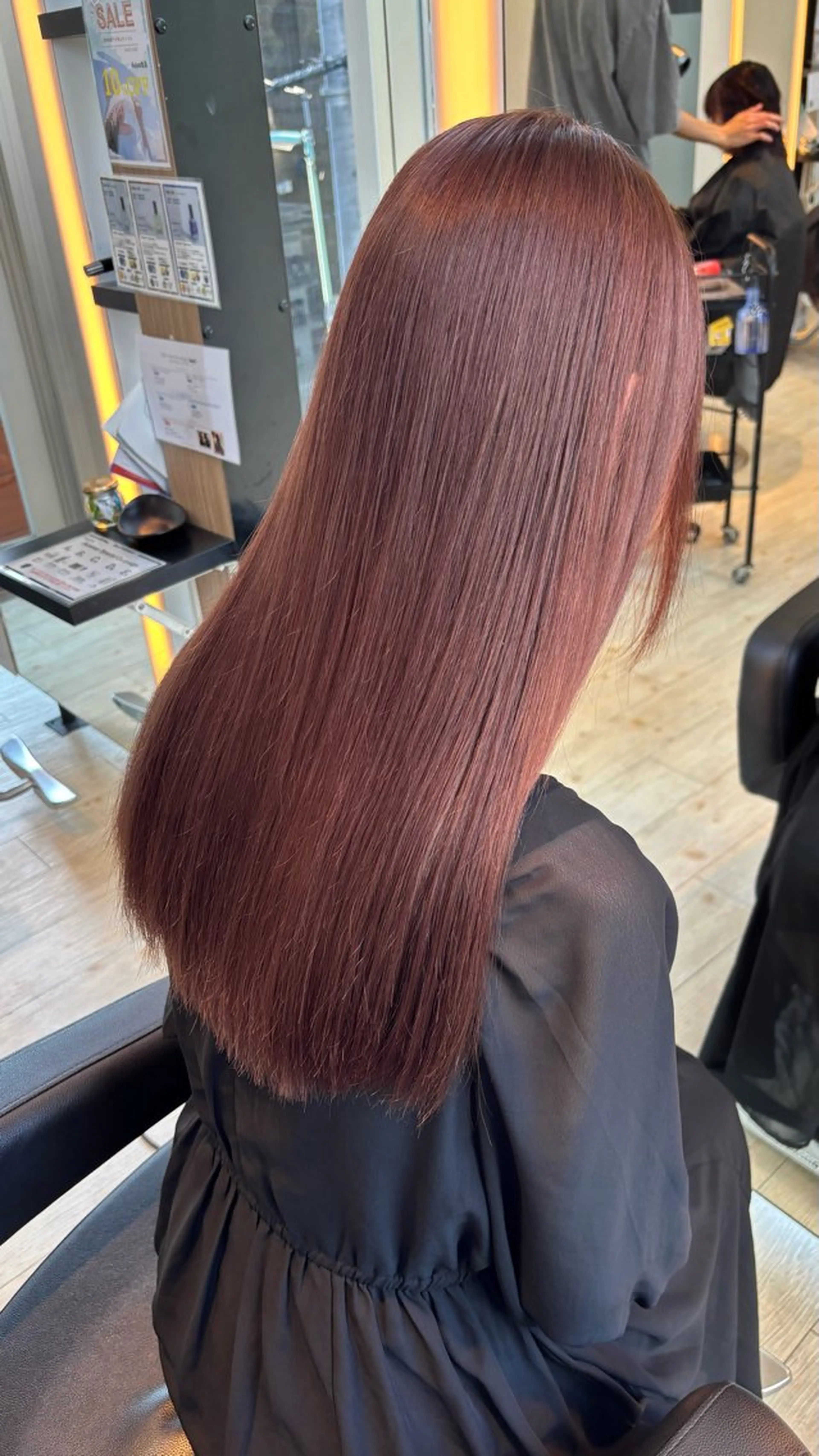 カラー ベージュカラー ブリーチ ケアブリーチ ピンクカラー ピンクベージュ カット ヘアカラー miyu/ボブ/ 透明感カラー/栄のヘアスタイル