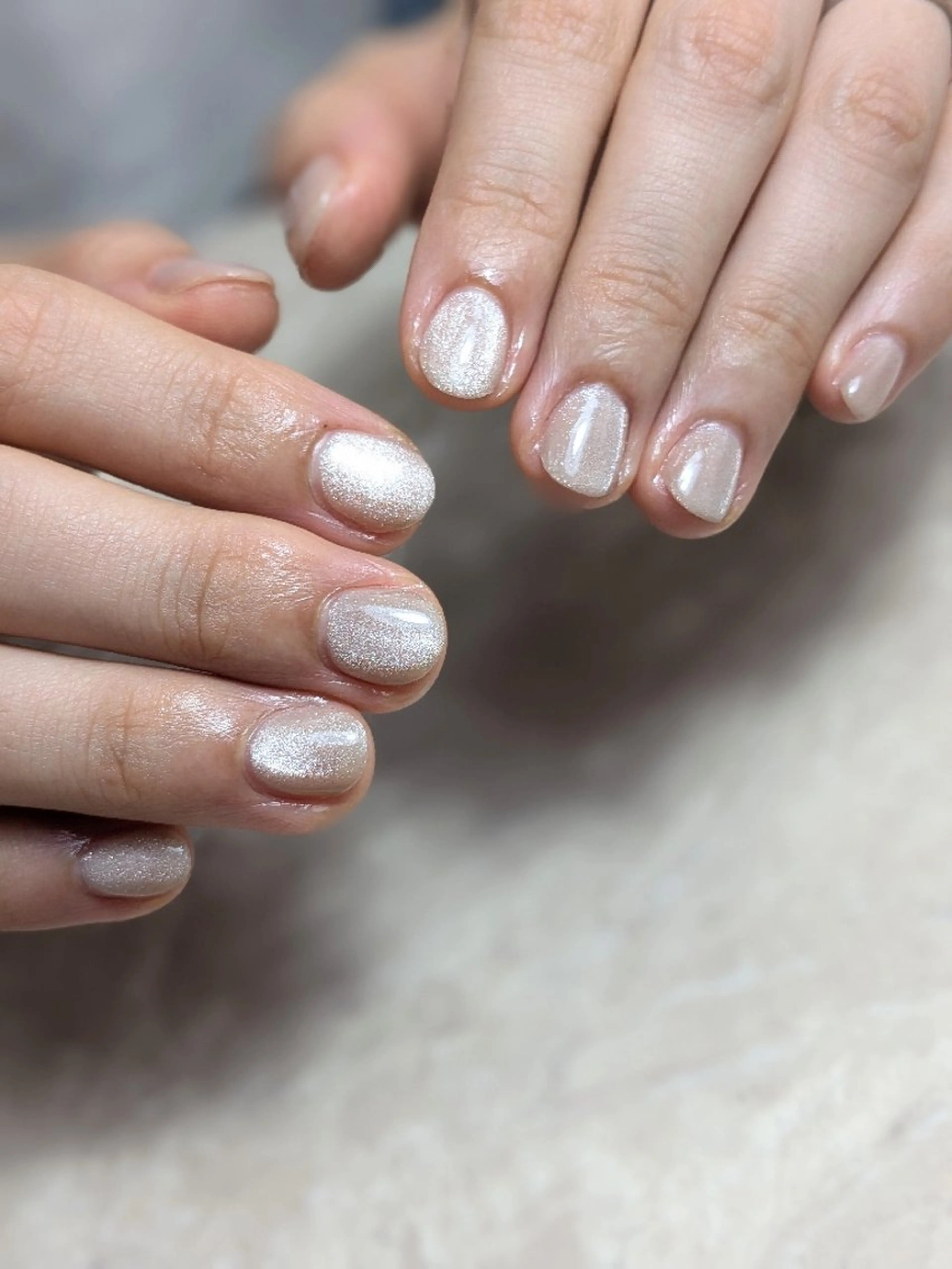 ネイル マグネットネイル マグネットワンカラー ワンカラーネイル émU. nailのネイルデザイン