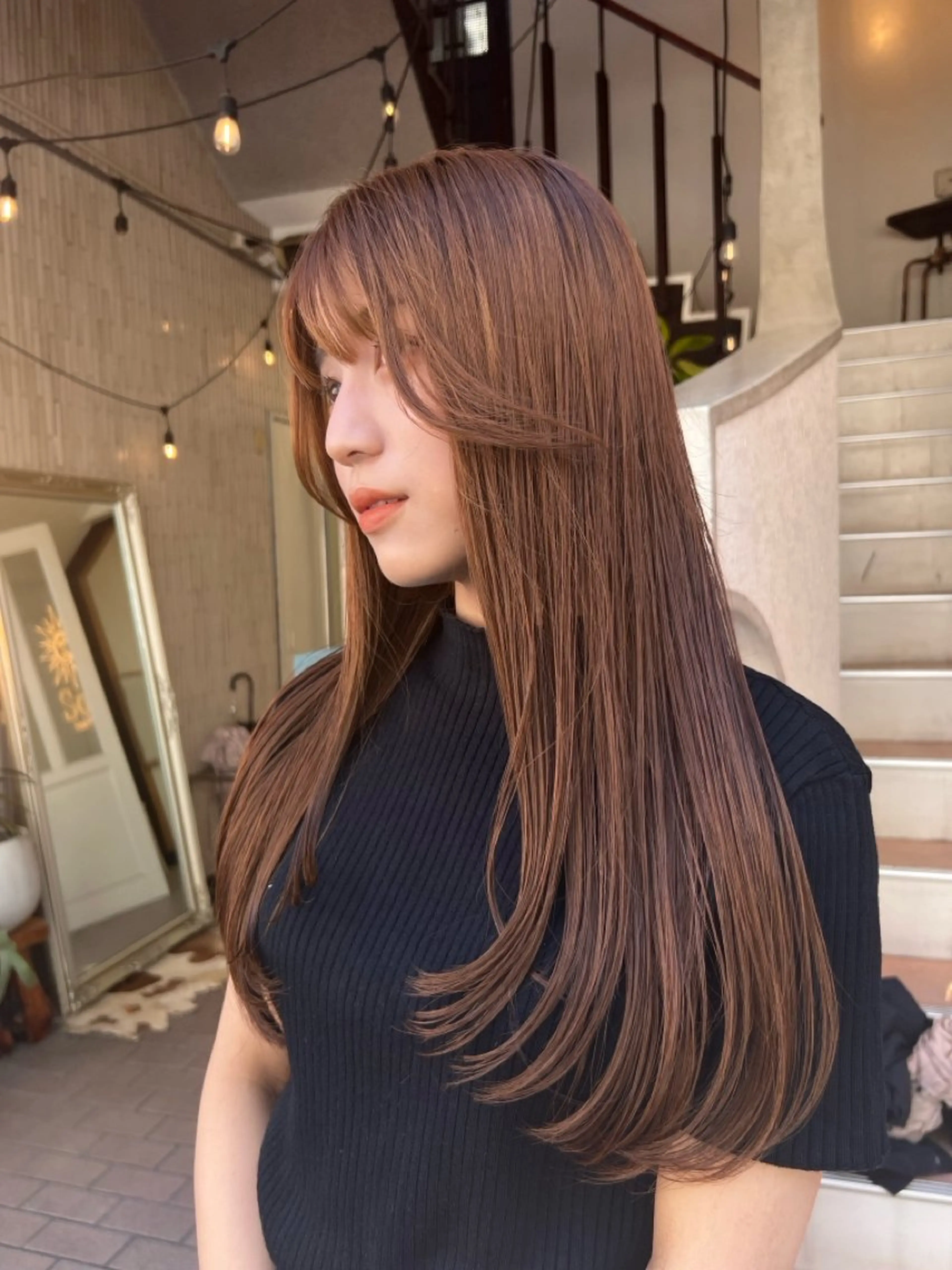 カラー ブラウンカラー 透明感カラー ヘアカラー トリートメント 🎀佐藤 楓夏🎀のヘアスタイル