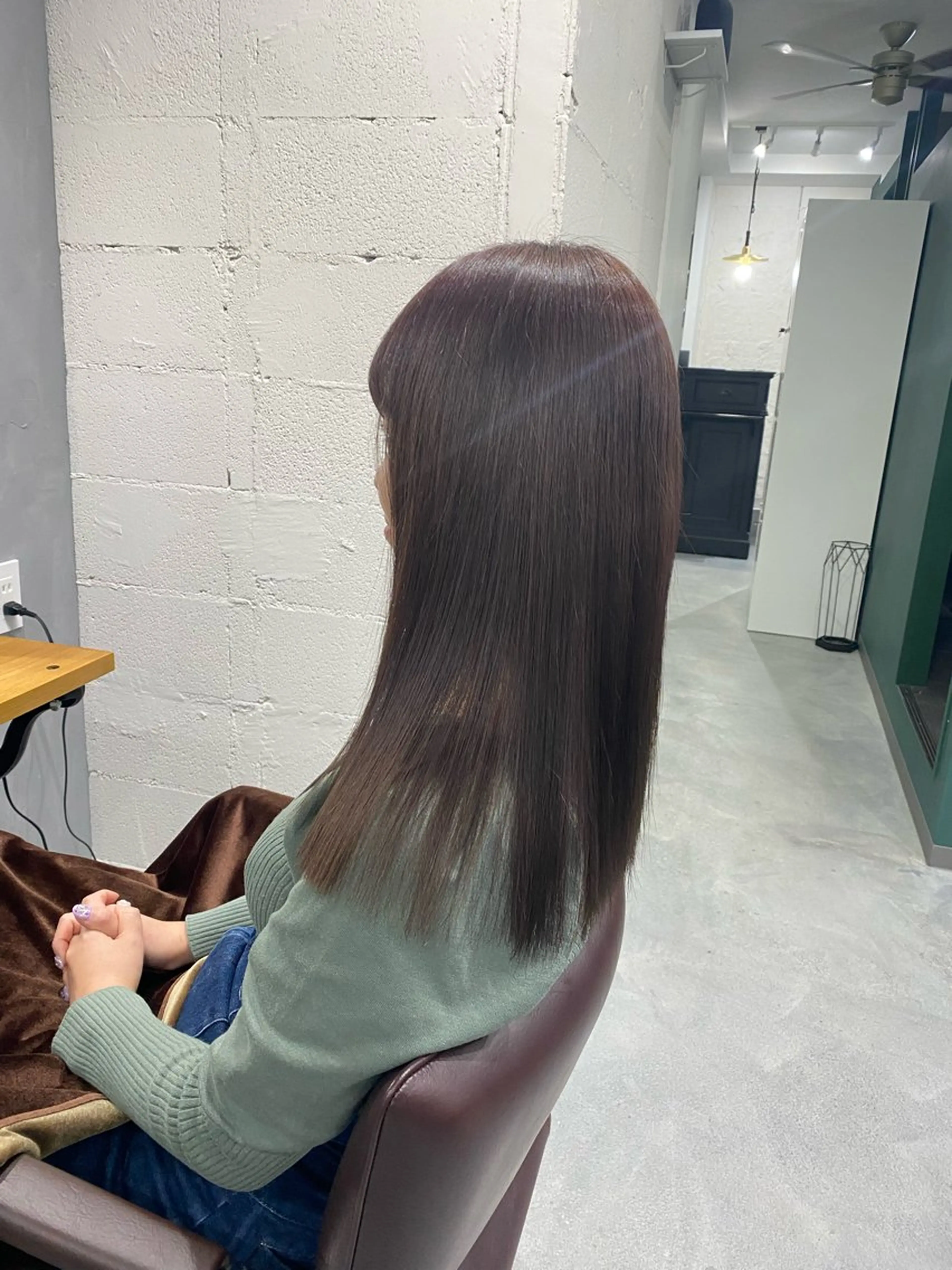 セミロング カラー 髪質改善 ヘアカラー トリートメント ekolu北梅田店所属・梅田中崎町髪質改善 /オキヒロト/エコルのヘアスタイル