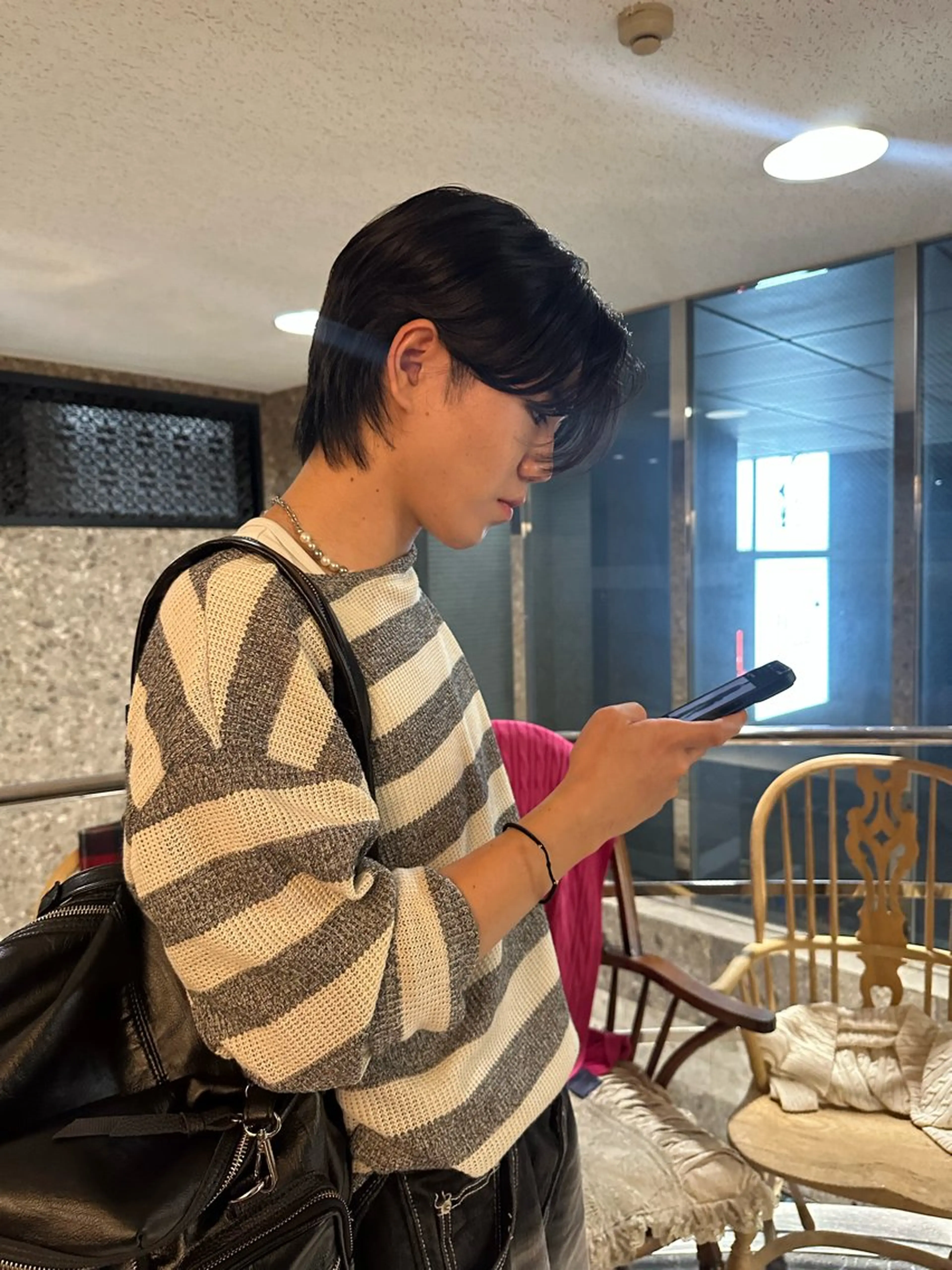 ミディアム パーマ カット トリートメント ヘッドスパ ヘアセット 🫧🇰🇷韓国ヘア レイヤー🐺Yutaのヘアスタイル
