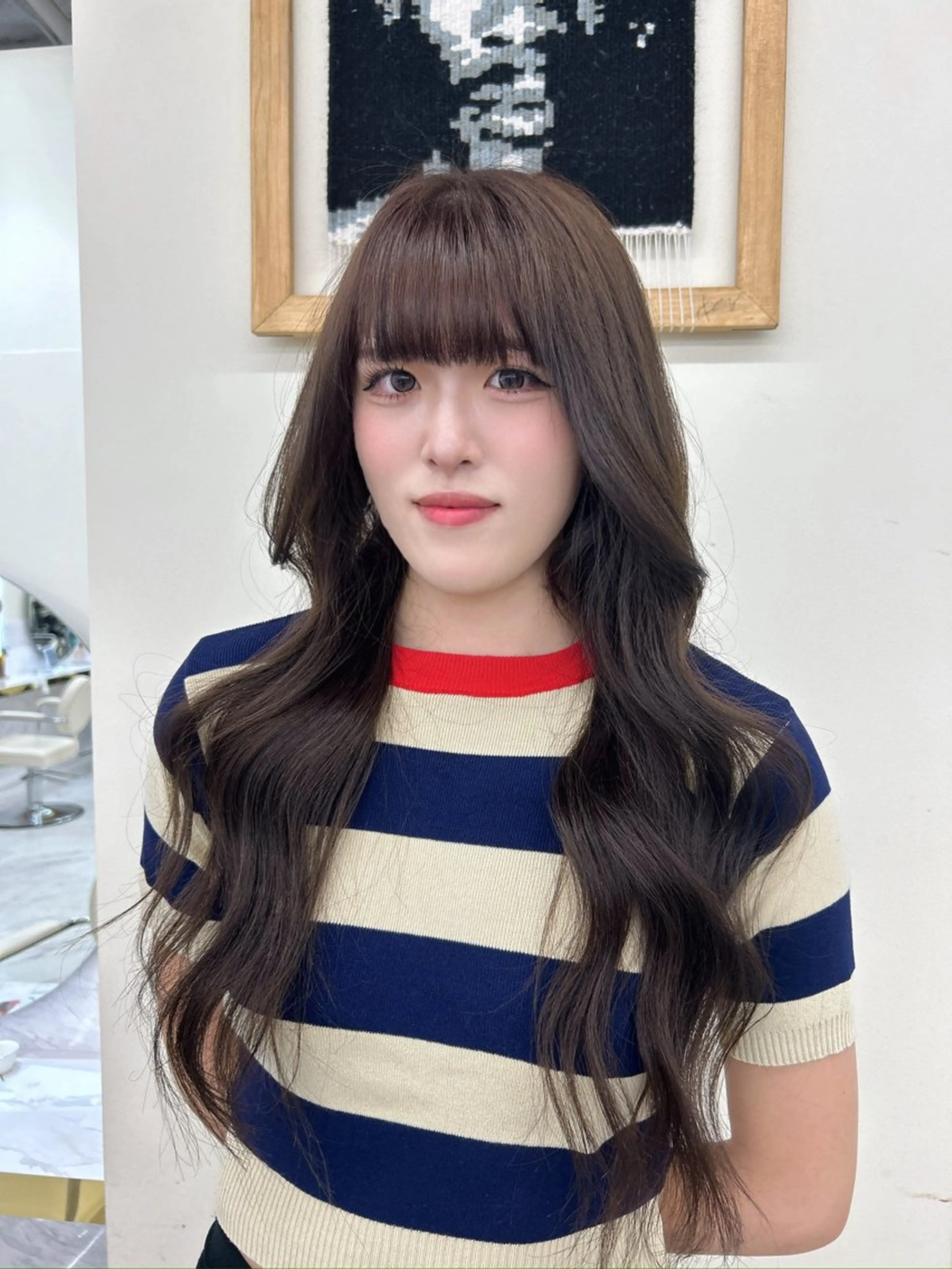 ロング 韓国風ヘア ヘアカラー 🎀hiyori🎀 /カラーモデル募集中のヘアスタイル