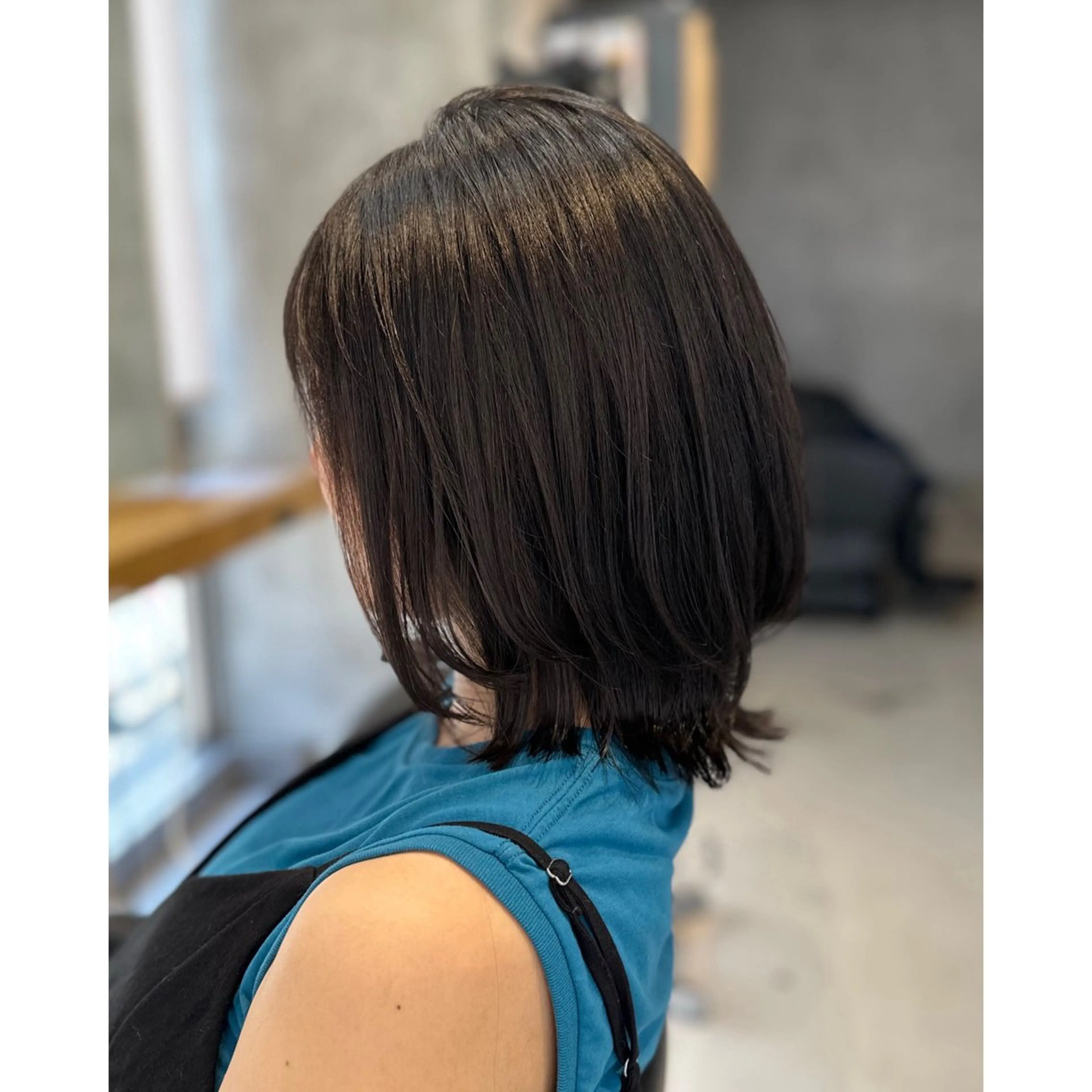 ミディアム ボブ レイヤーカット elimabyfif th調布🌙キホ🌙のヘアスタイル