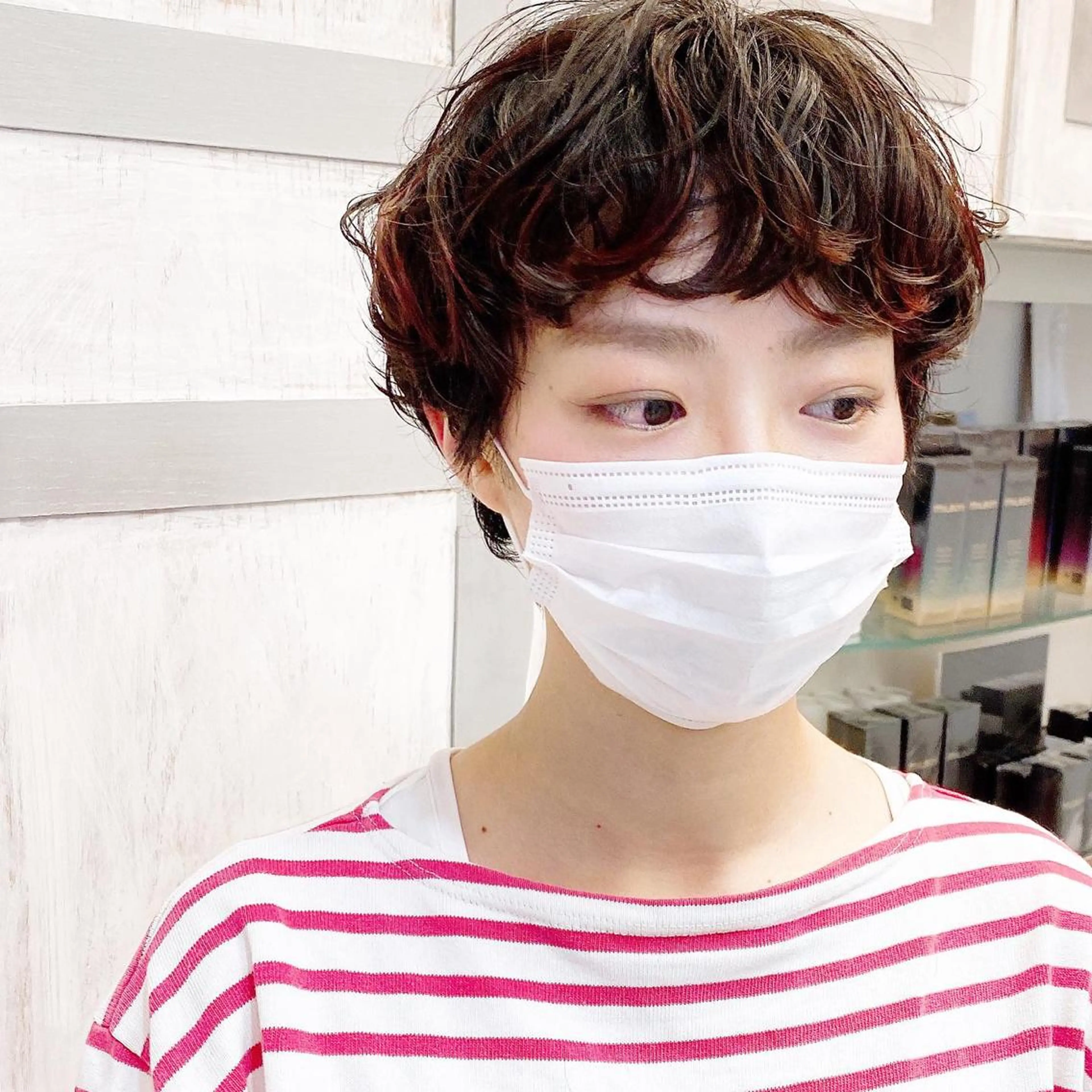 🍊デザインカラー+シャンプー&お仕上げの写真