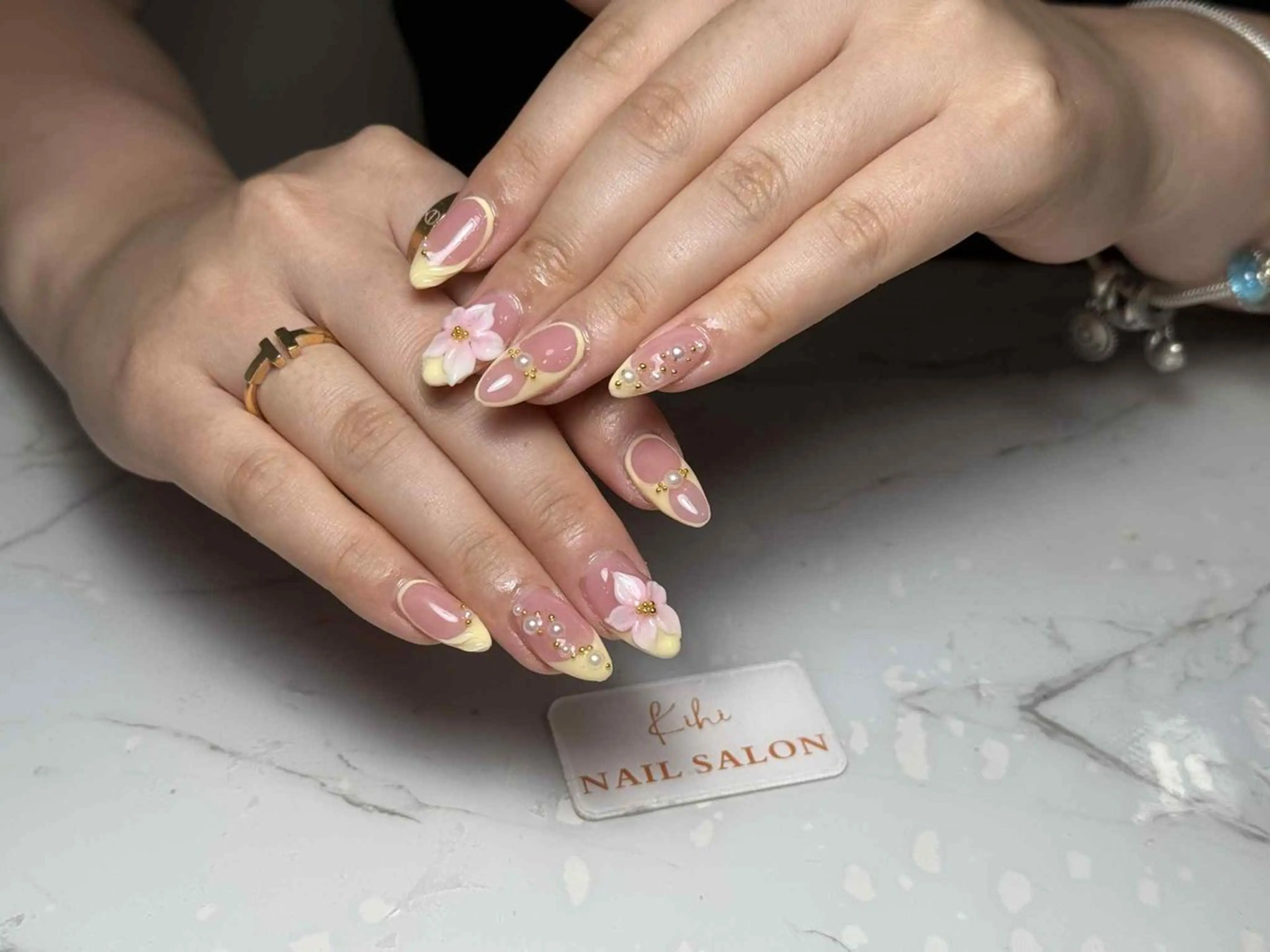 ネイル アートネイル フレンチネイル ジェルネイル グラデーション 韓国ネイル ハンドネイル ハンドケア Nail Salon Kihi さくらのネイルデザイン