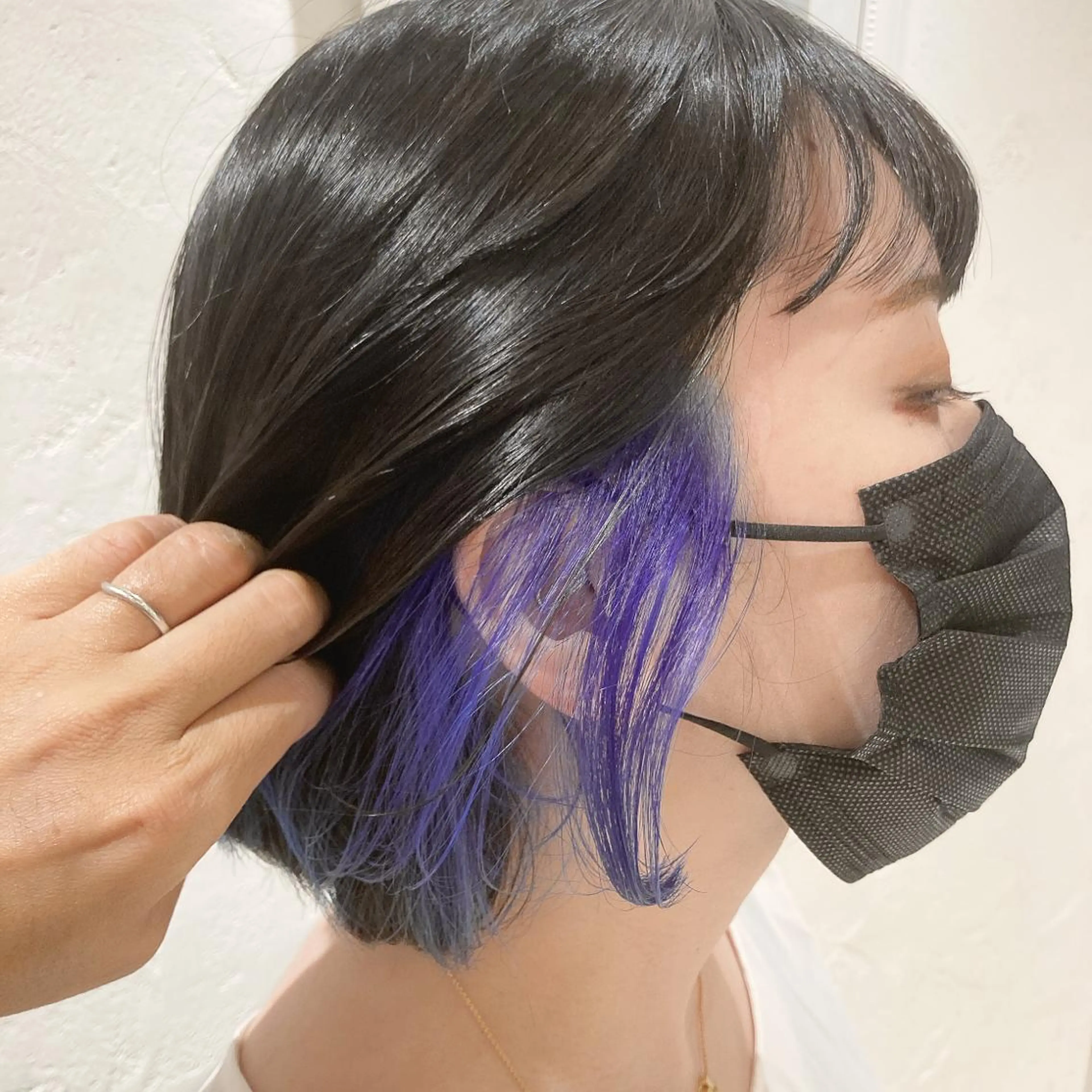 ショート パープルカラー ヘアカラー 🌈艶髪🌈 金城リキ✂️のヘアスタイル