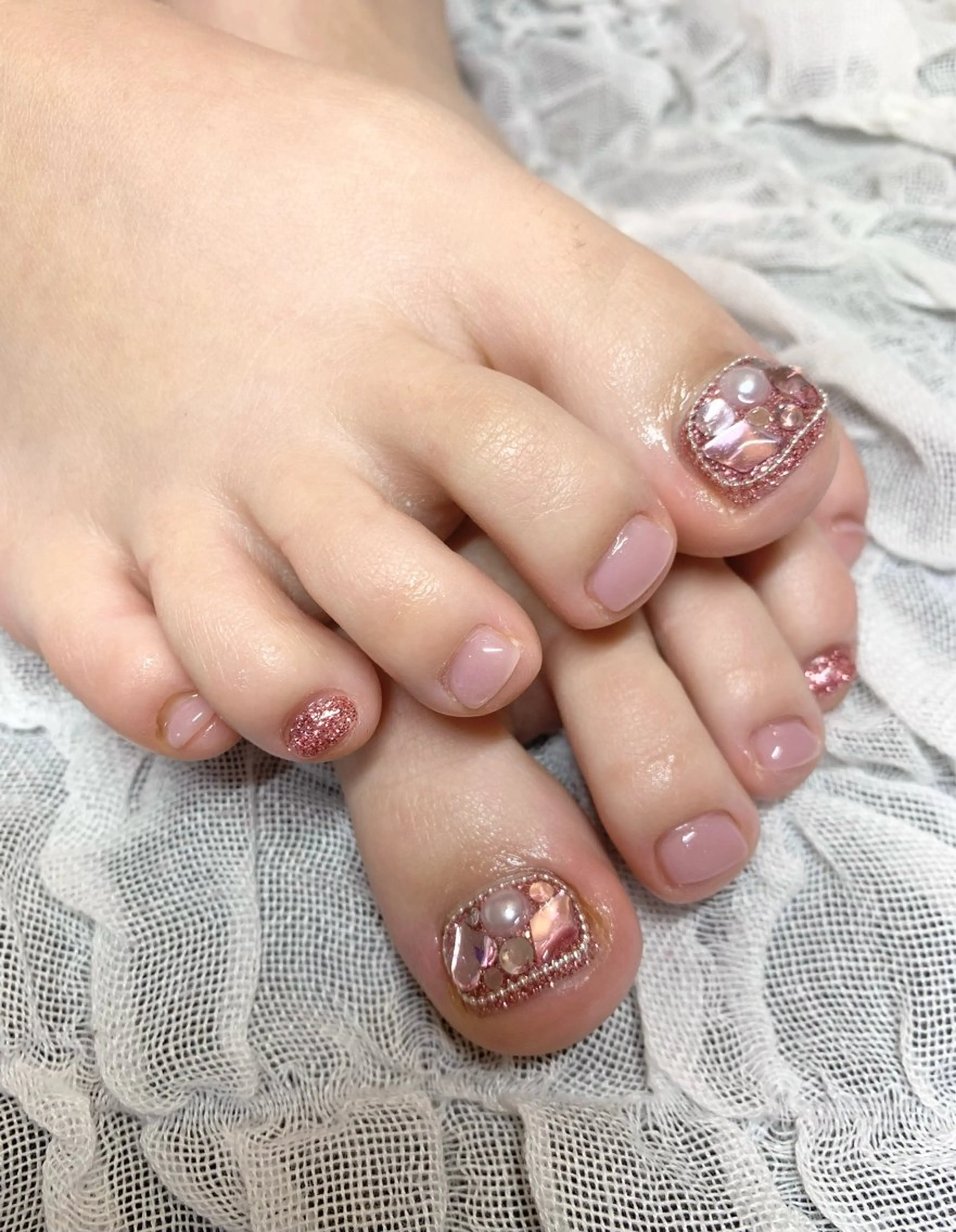 ネイル フットネイル ecrin 💎 mayuのネイルデザイン