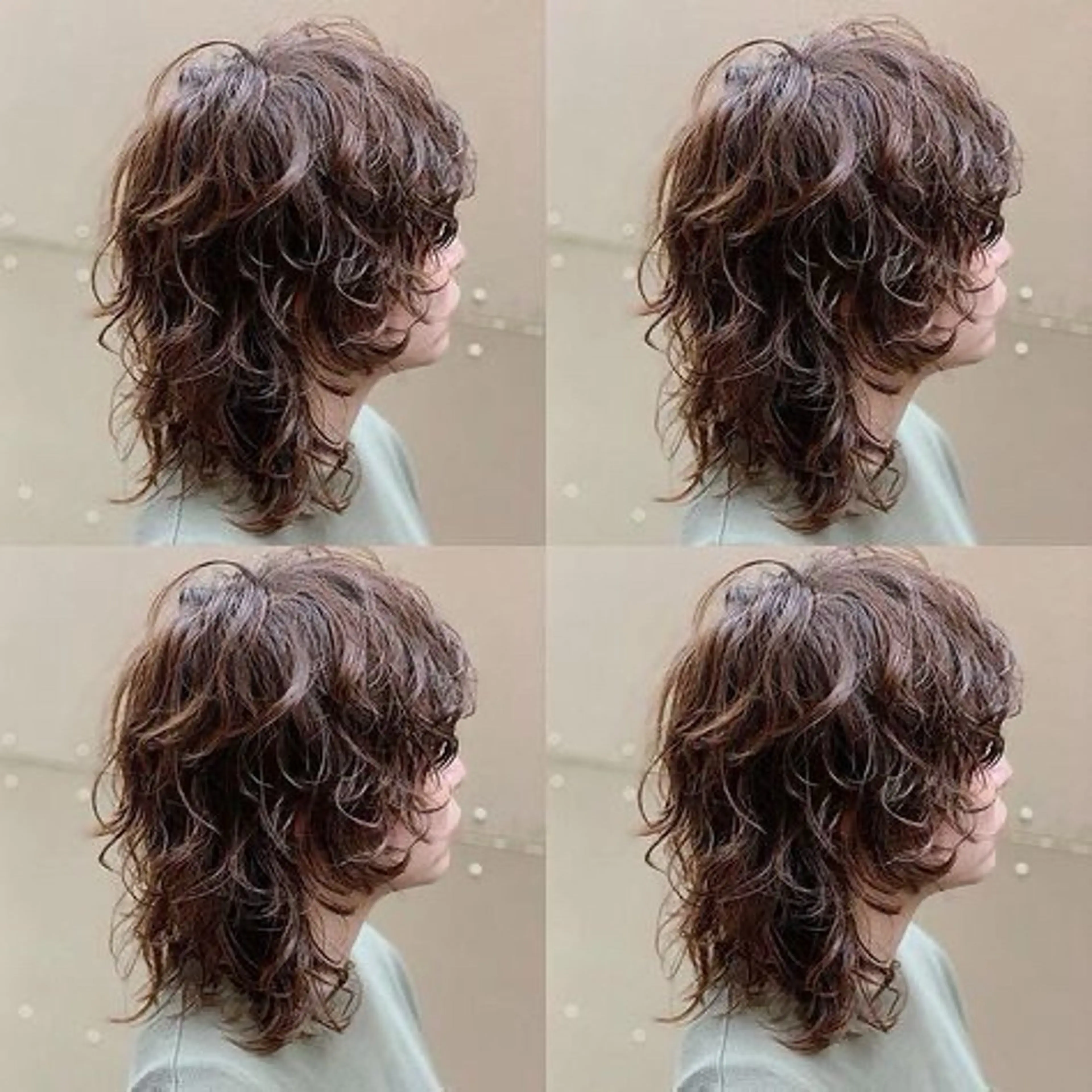 癖毛風パーマの写真