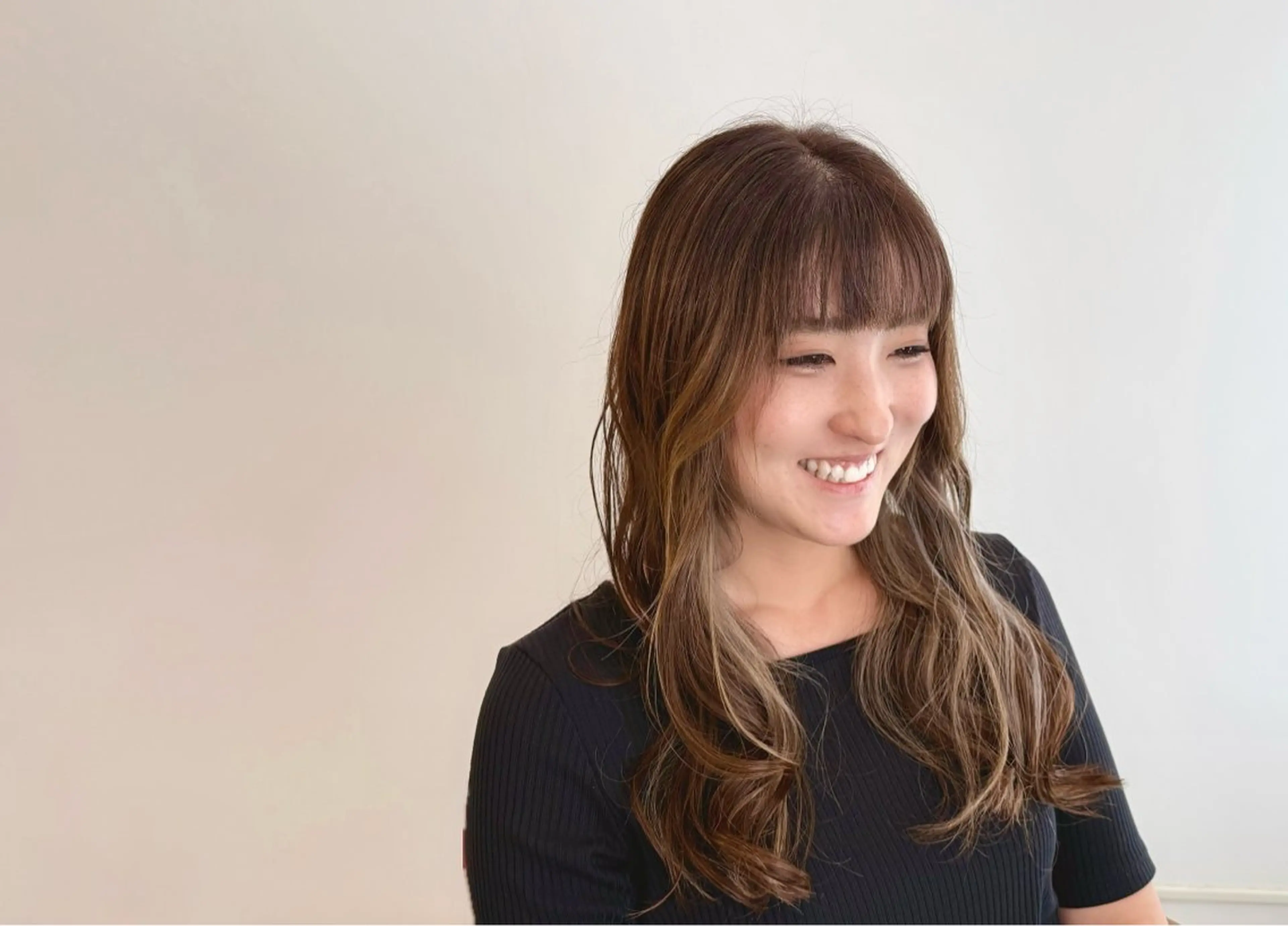 ロング ヘアカラー Urio所属・今雪 聡美のヘアスタイル