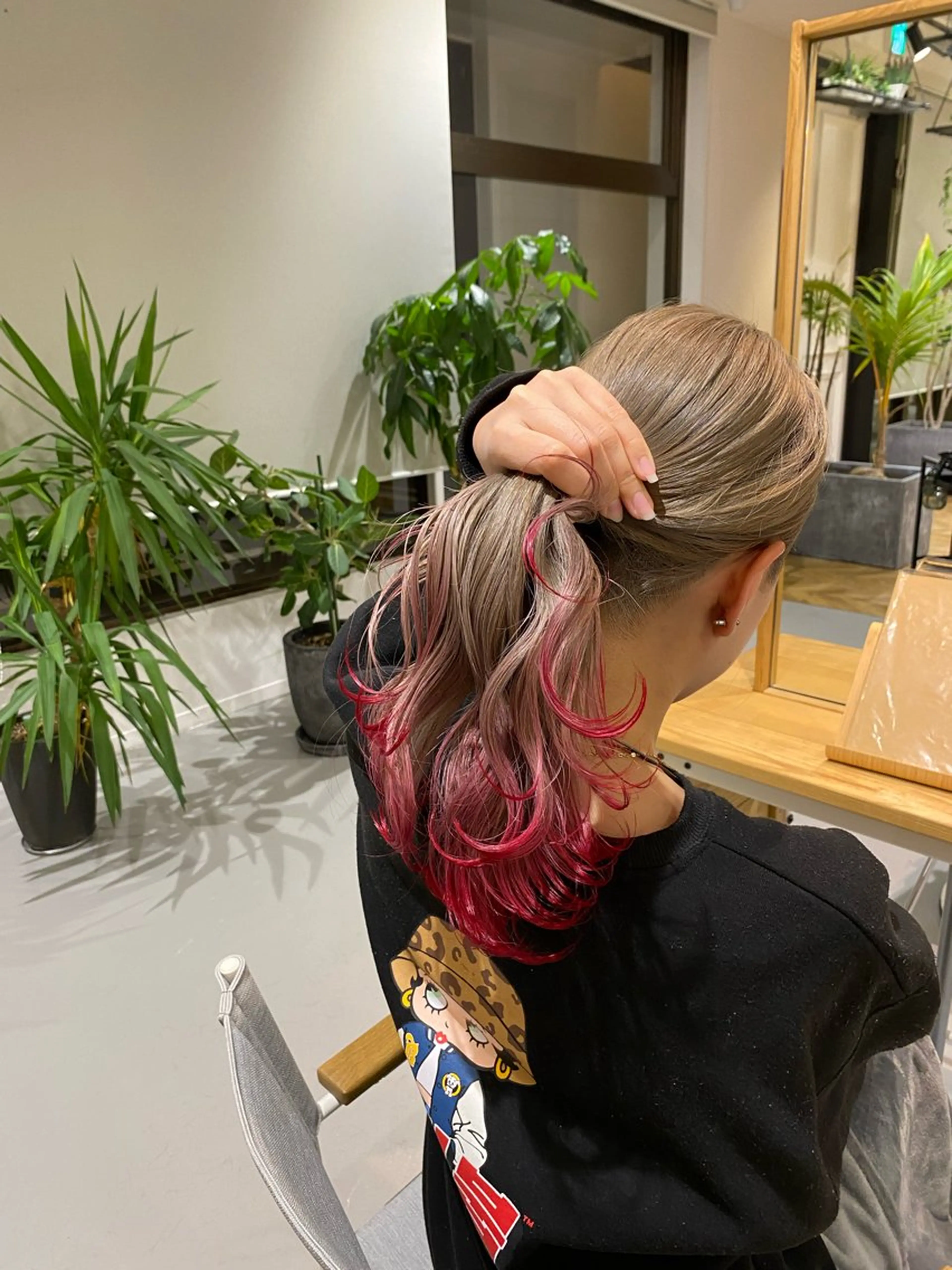 ミディアム カラー ヘアカラー yate'/ Wカラー/小出捷也のヘアスタイル