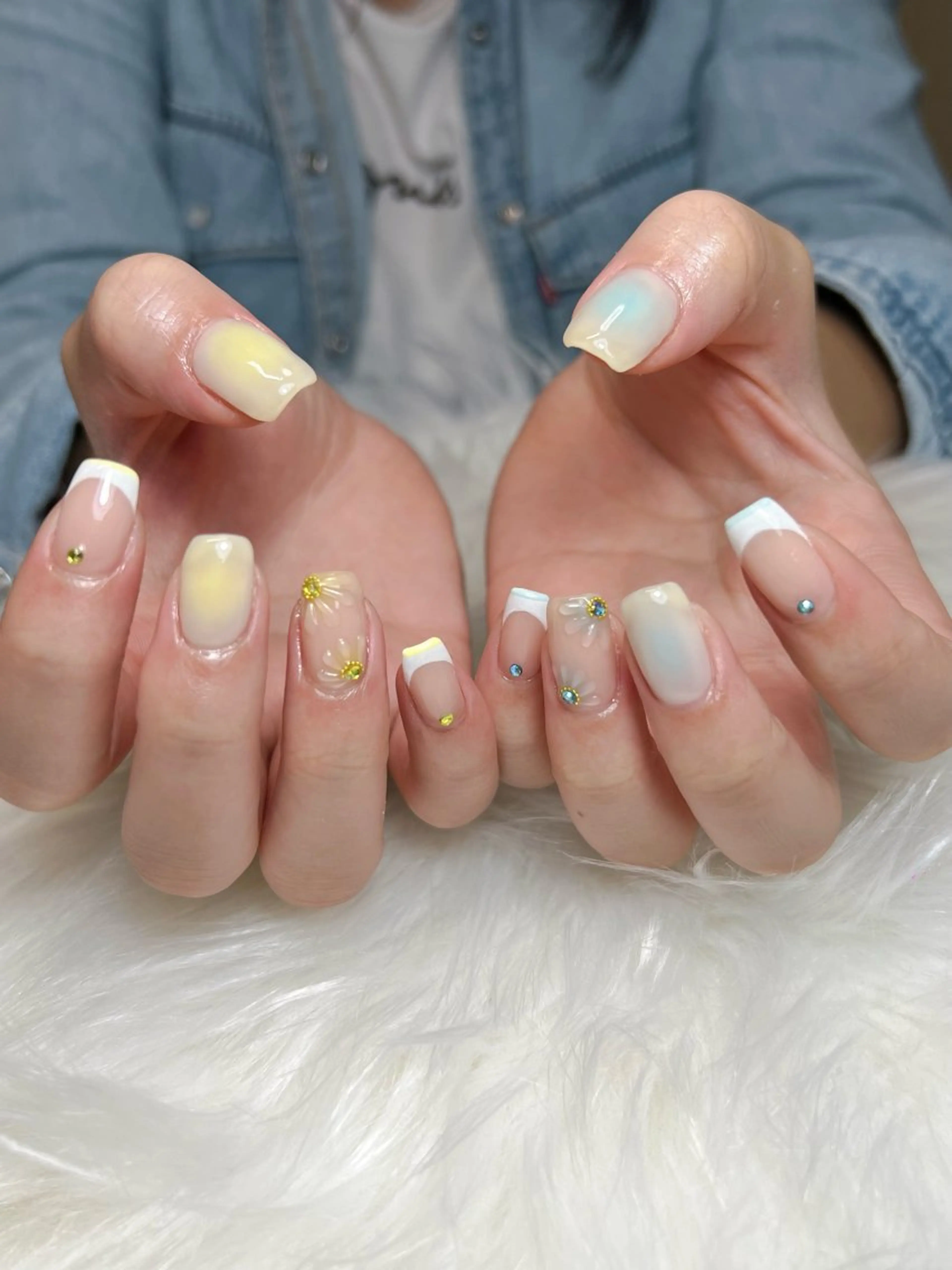 ネイル パステルネイル ハンドネイル nail salon epeのネイルデザイン