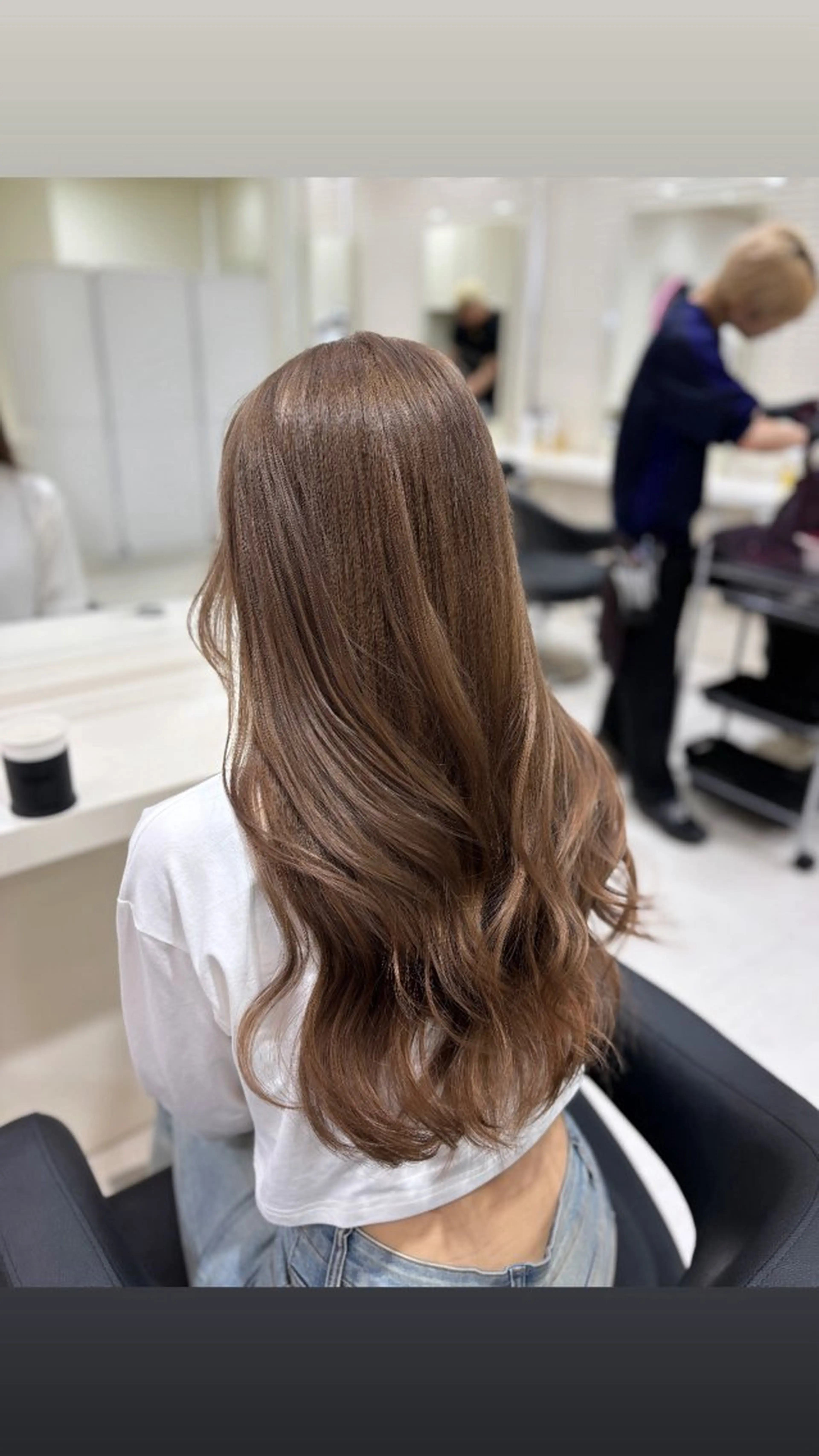 ロング ヘアカラー トリートメント 🎀淡めモテカラー WAKANA🎀のヘアスタイル