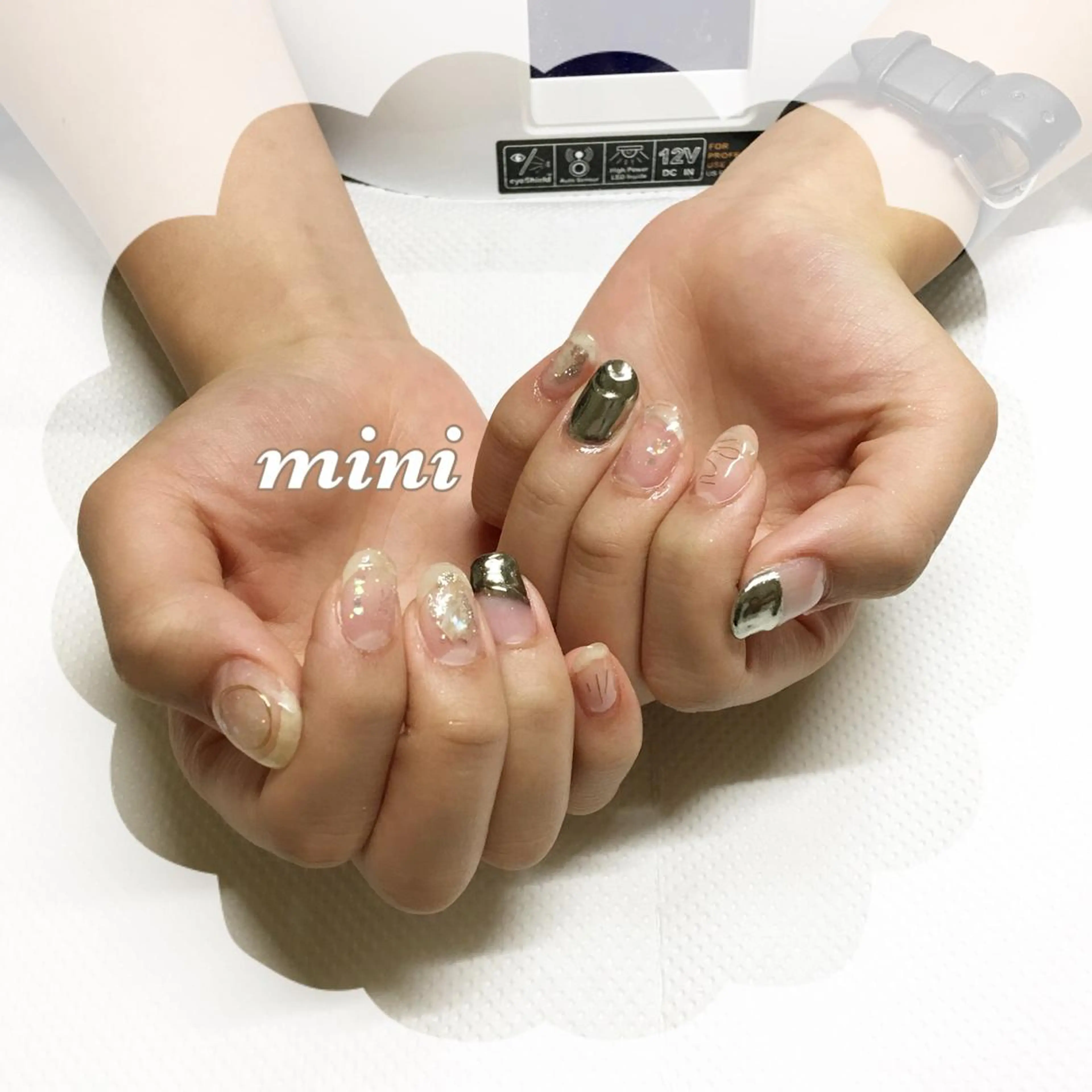 ネイル 長さ出し いそやま あつこのネイルデザイン