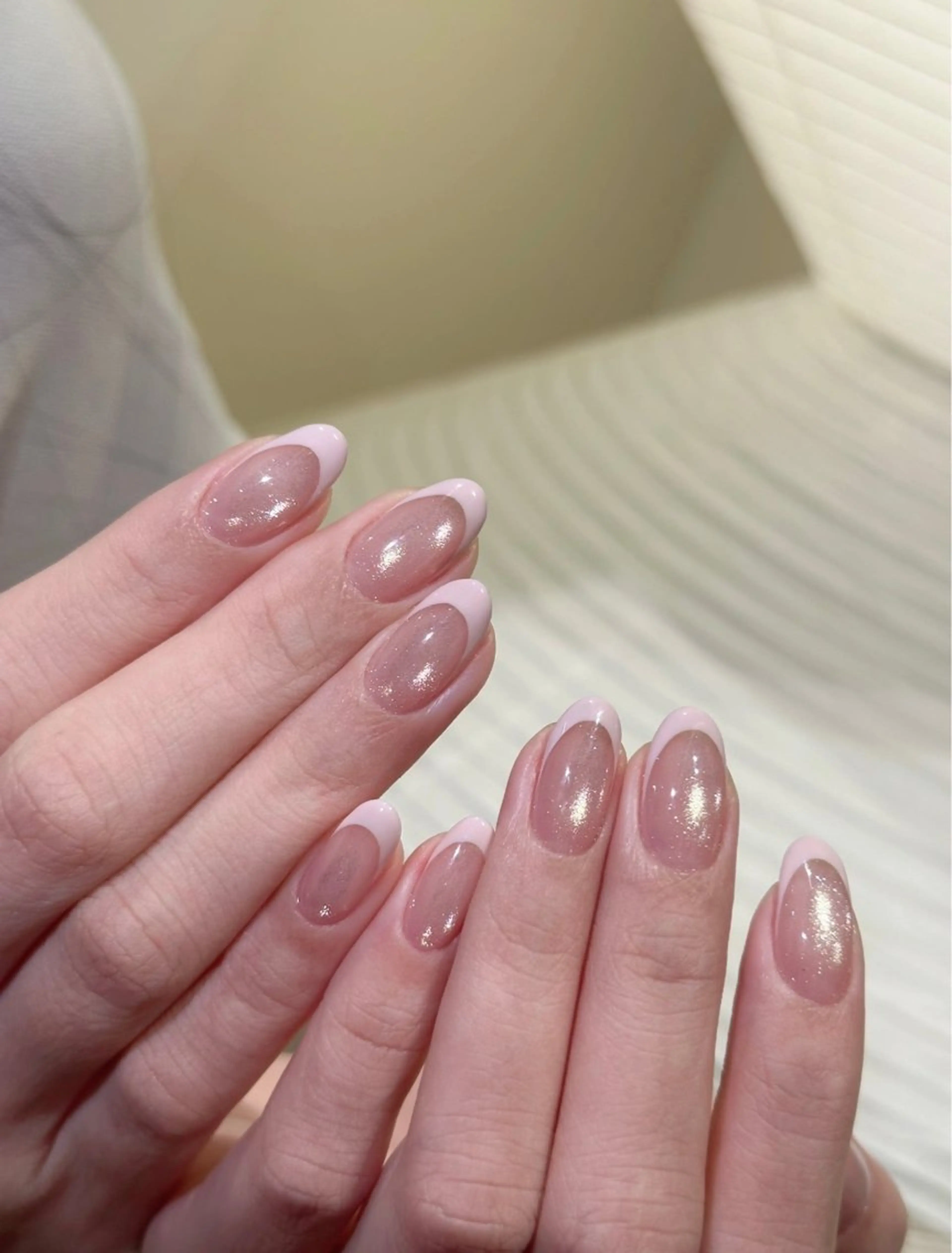ネイル フレンチネイル マグネットネイル Anna Nailのネイルデザイン