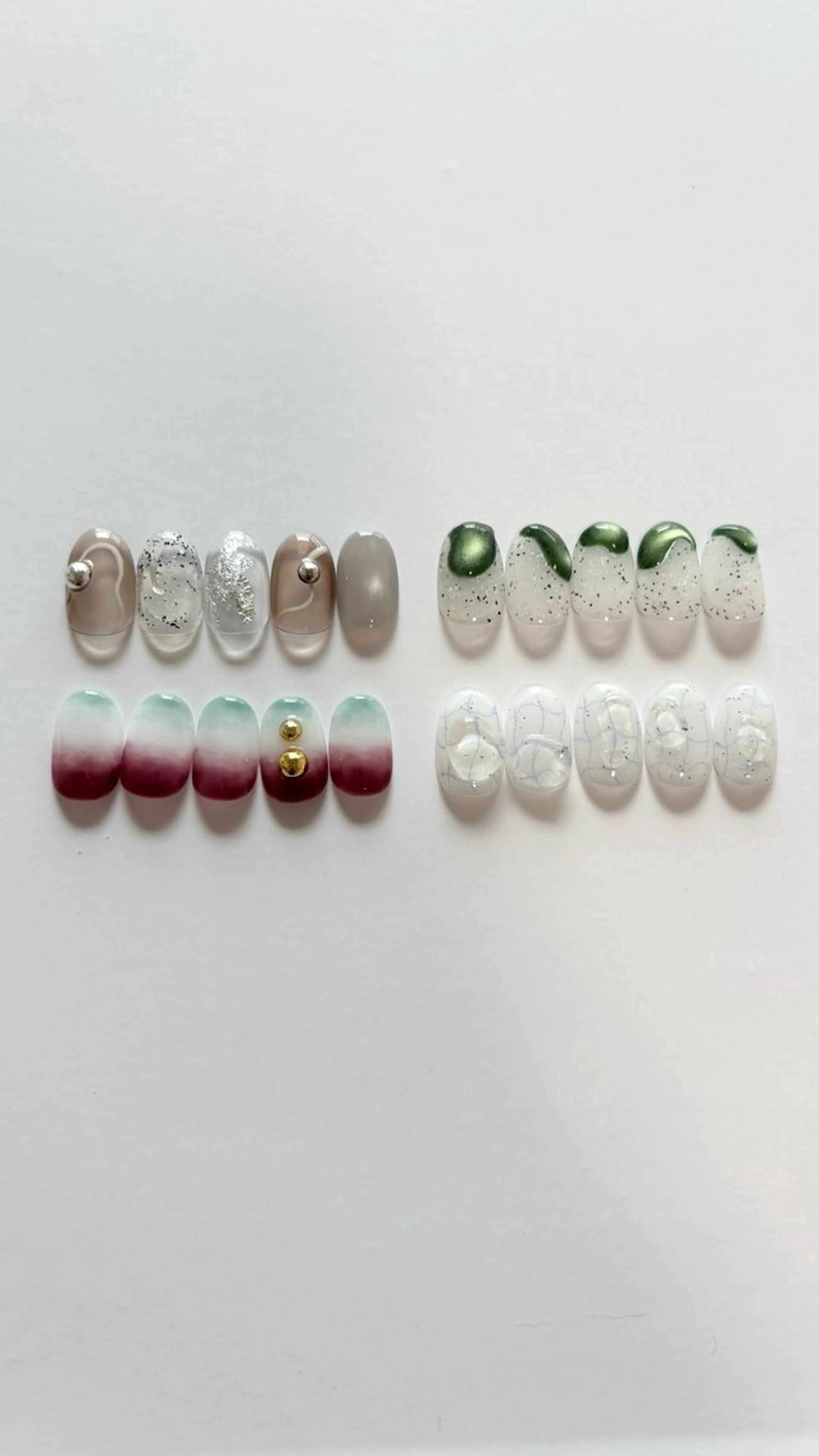 ネイル マグネットネイル ニュアンスネイル シンプルネイル ハンドネイル Umi Nail salon所属・Umi Nail /Akariのネイルデザイン
