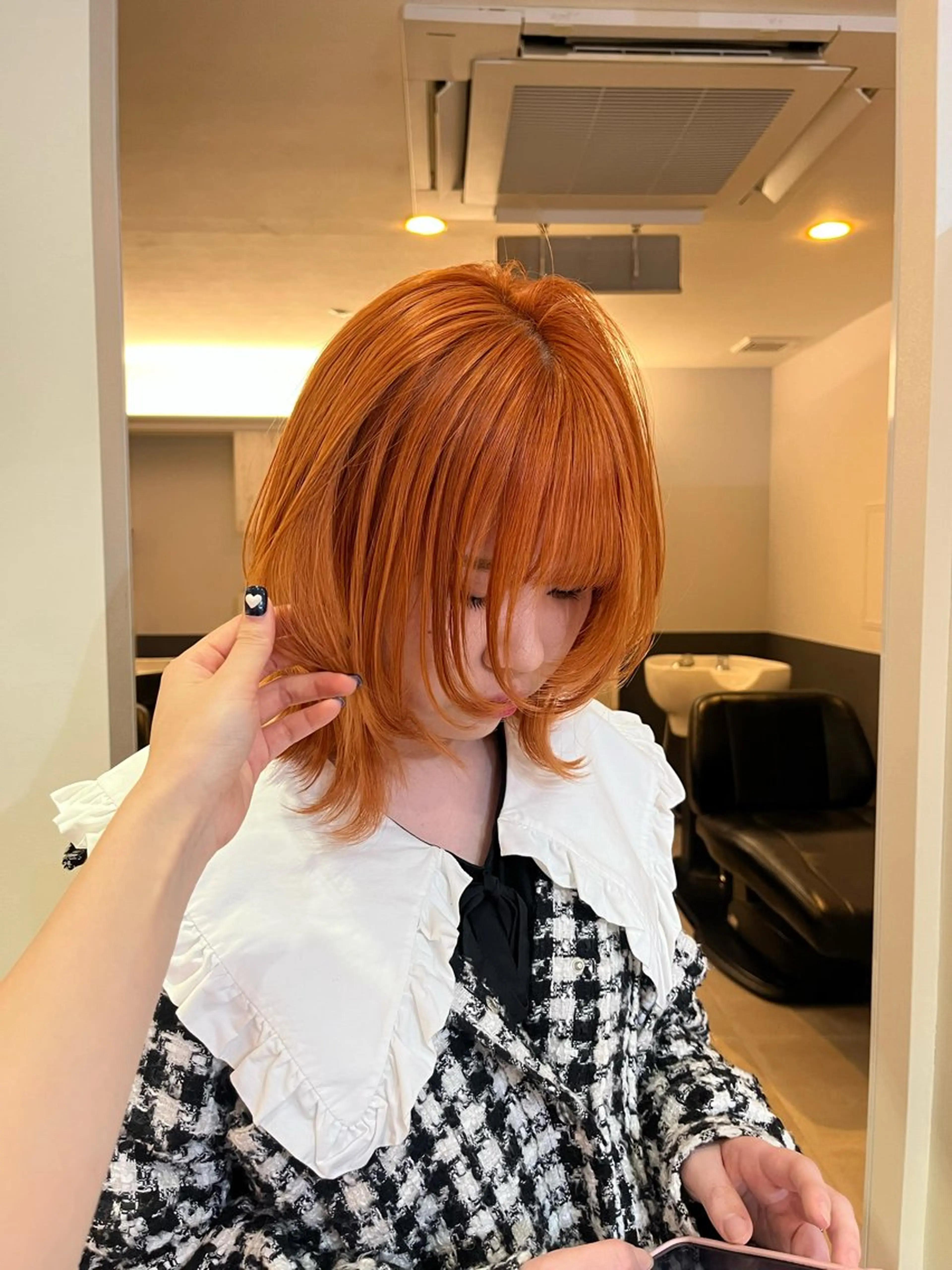 ショート カラー yohaku misakiのヘアスタイル