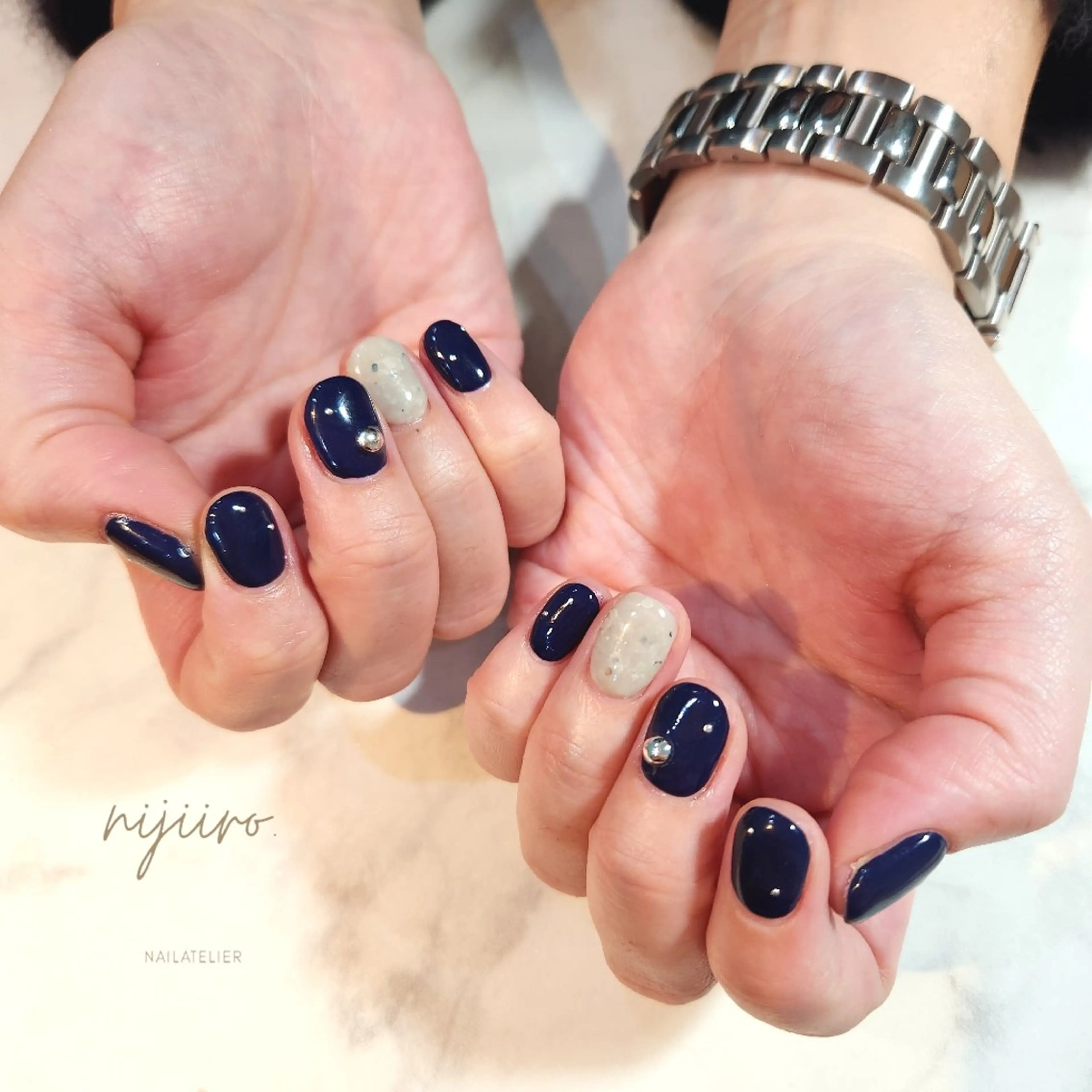 ネイル ハンドネイル nailatelier nijiiro.所属・nijiiro🌈 サトウのネイルデザイン