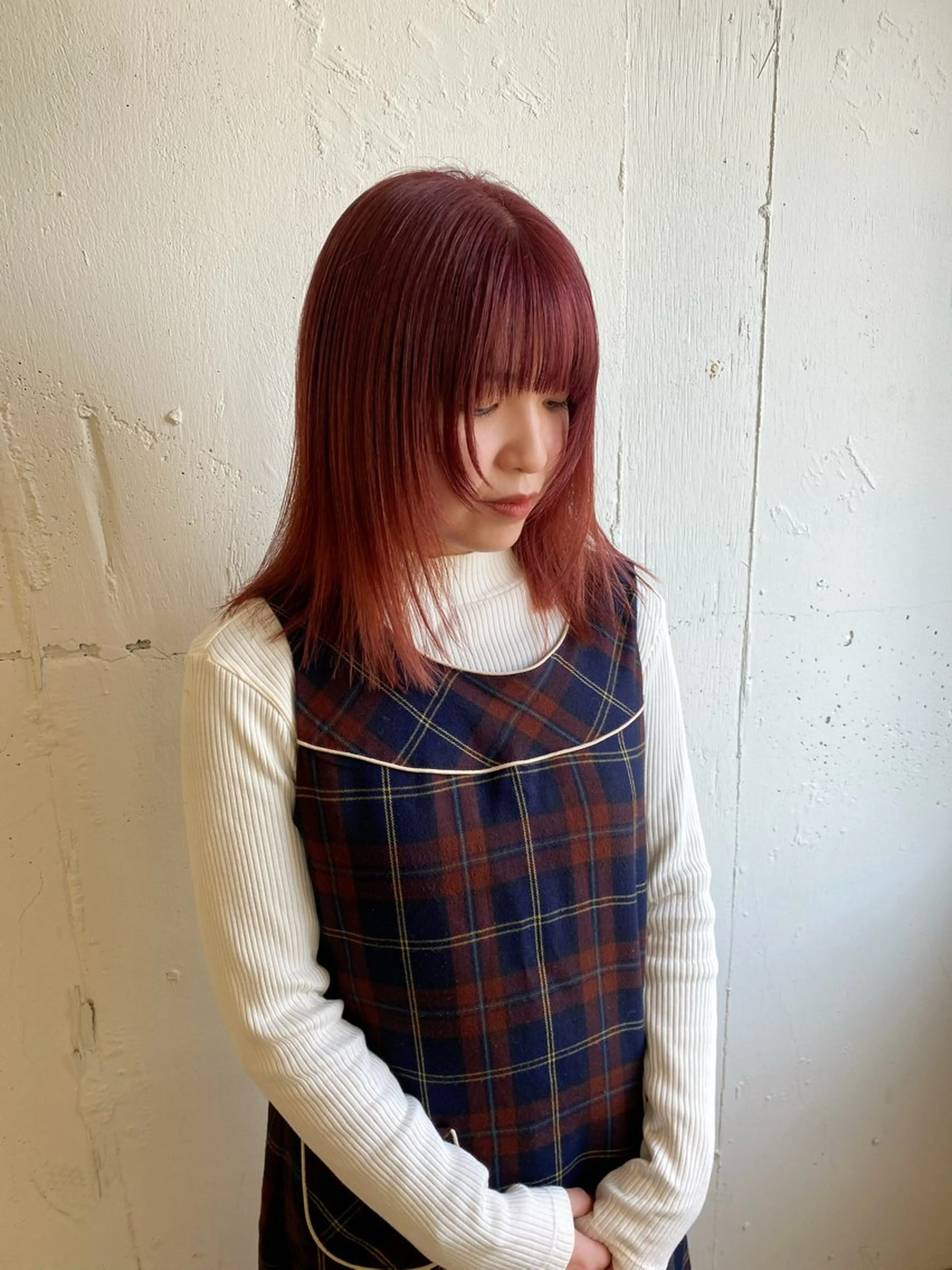 カラー ヘアカラー mellowman所属・YUMA /ボブ/艶カラーのヘアスタイル