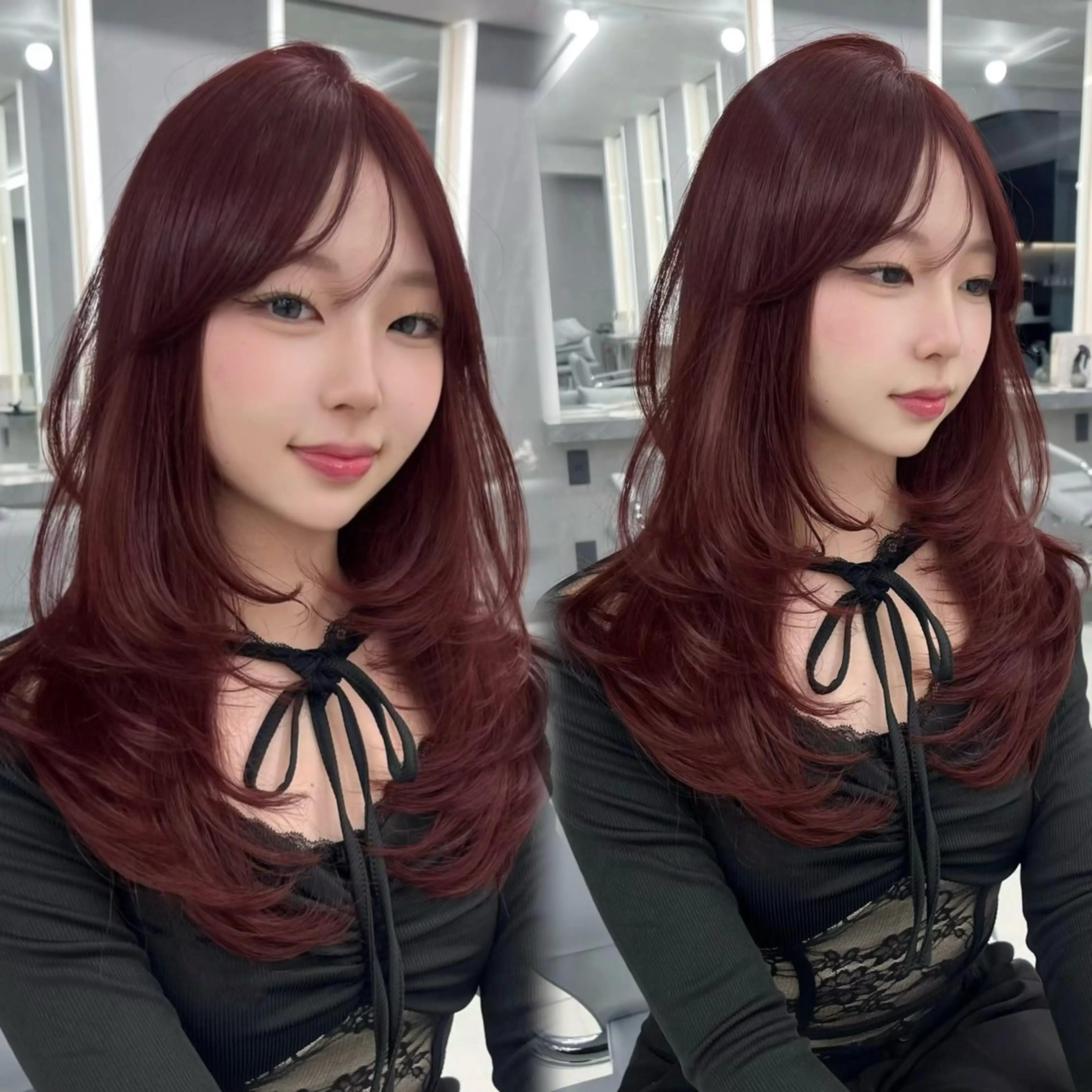 セミロング レイヤーカット MAEUL ／shioriのヘアスタイル