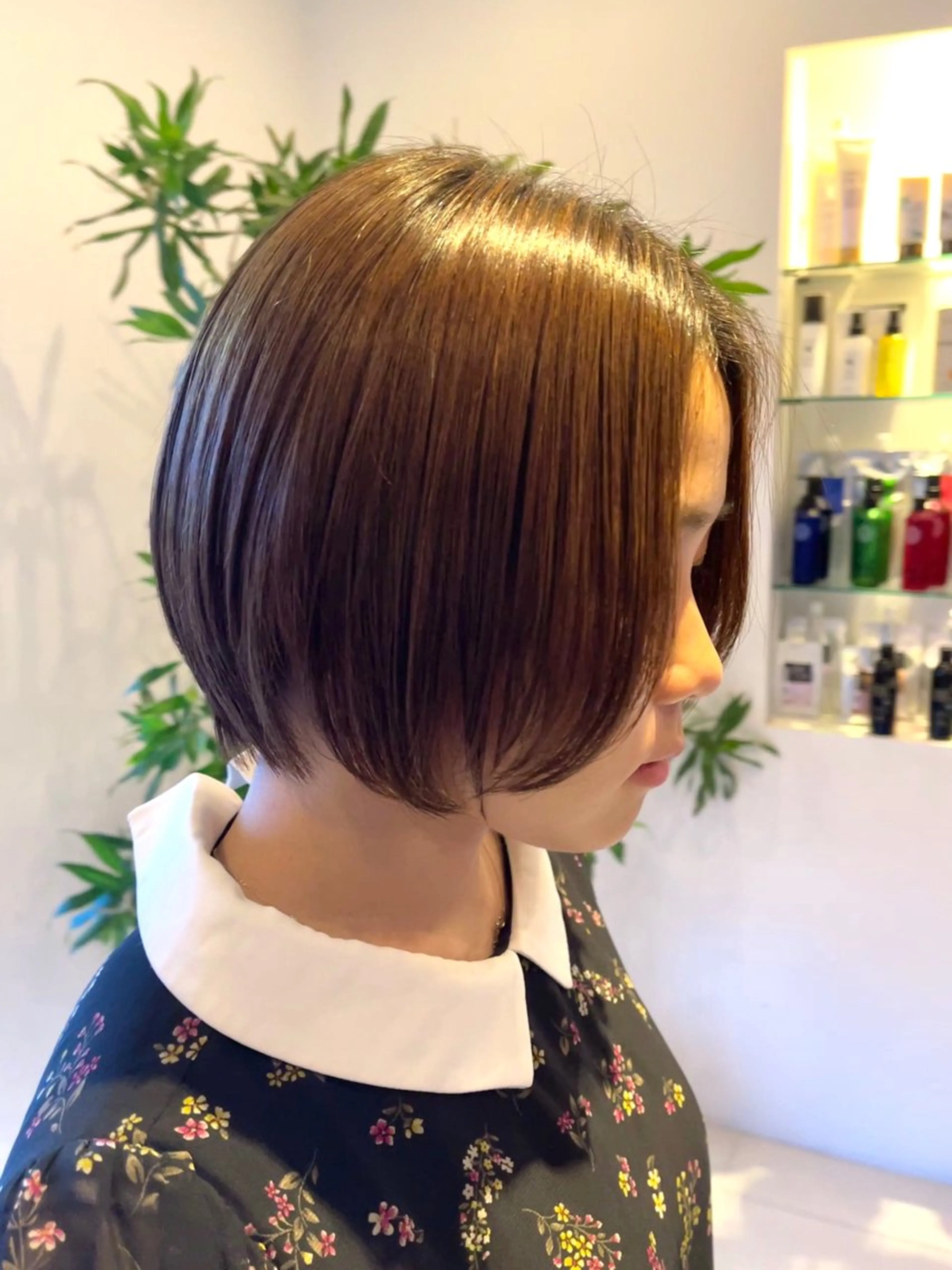 ショート ショートヘア 縮毛矯正 三好 達也のヘアスタイル
