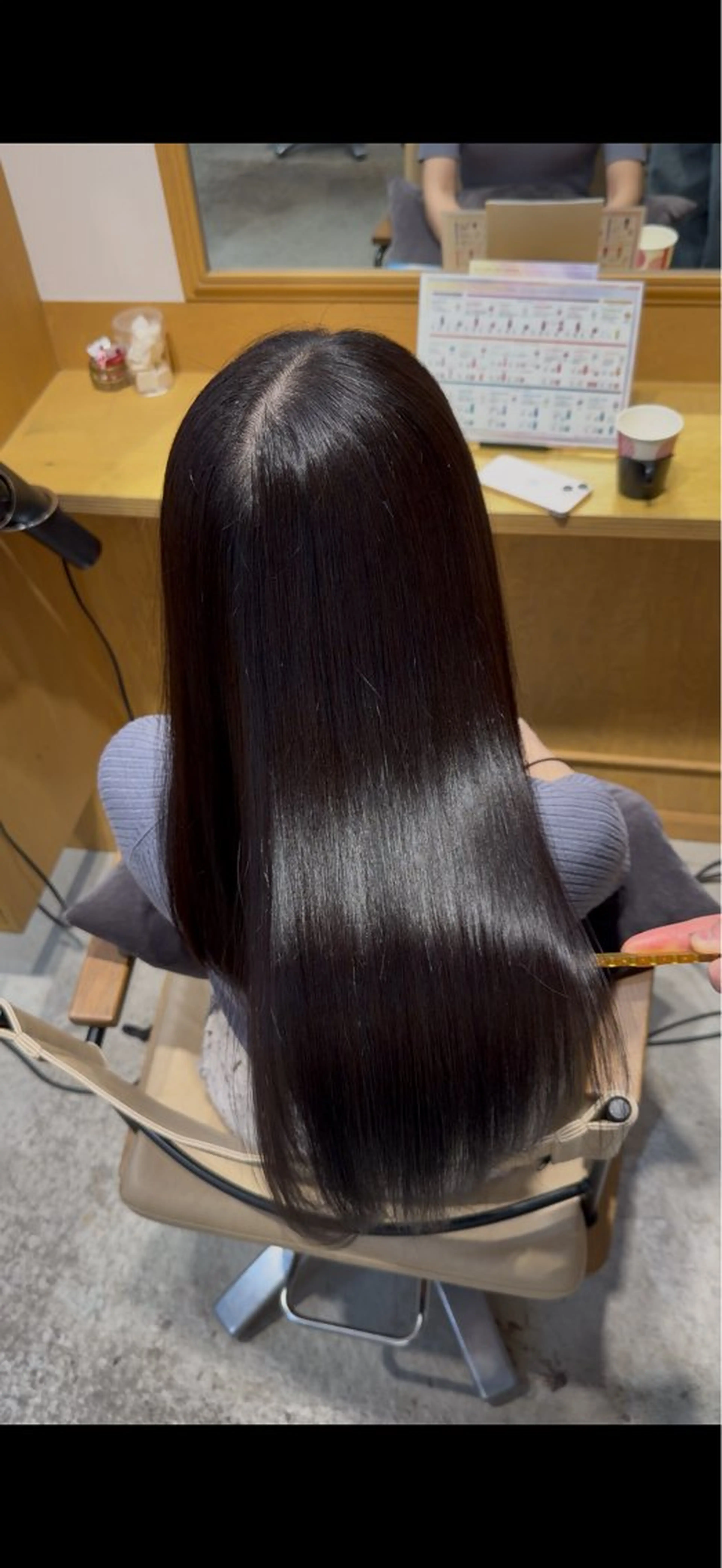 セミロング 縮毛矯正 トリートメント 恵比寿/艶カラー/ 髪質改善/フミヤのヘアスタイル