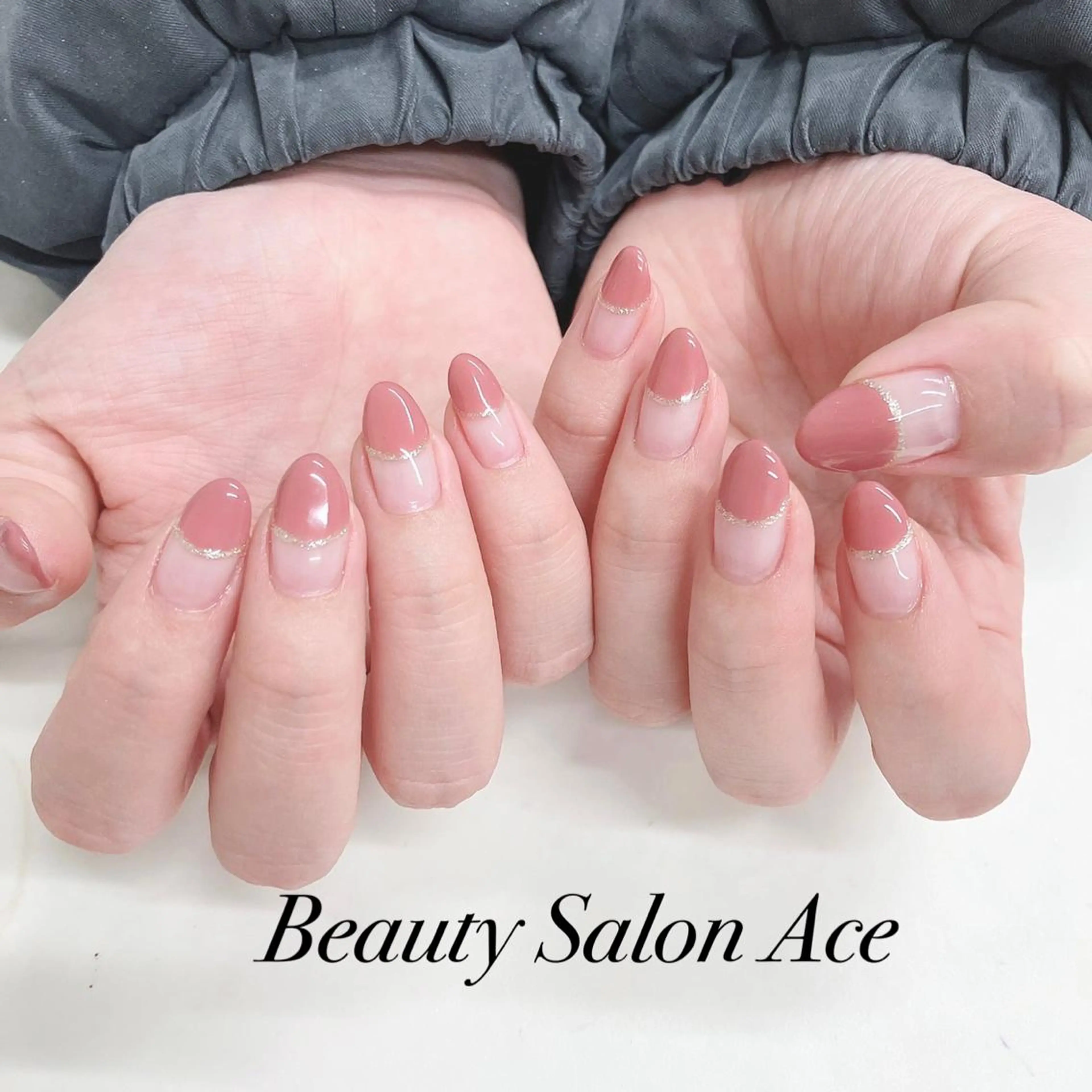 ネイル フレンチネイル Beauty Salon Ace（ネイルサロン　エース）所属・池袋フィルイン Ace♡長さだしのネイルデザイン