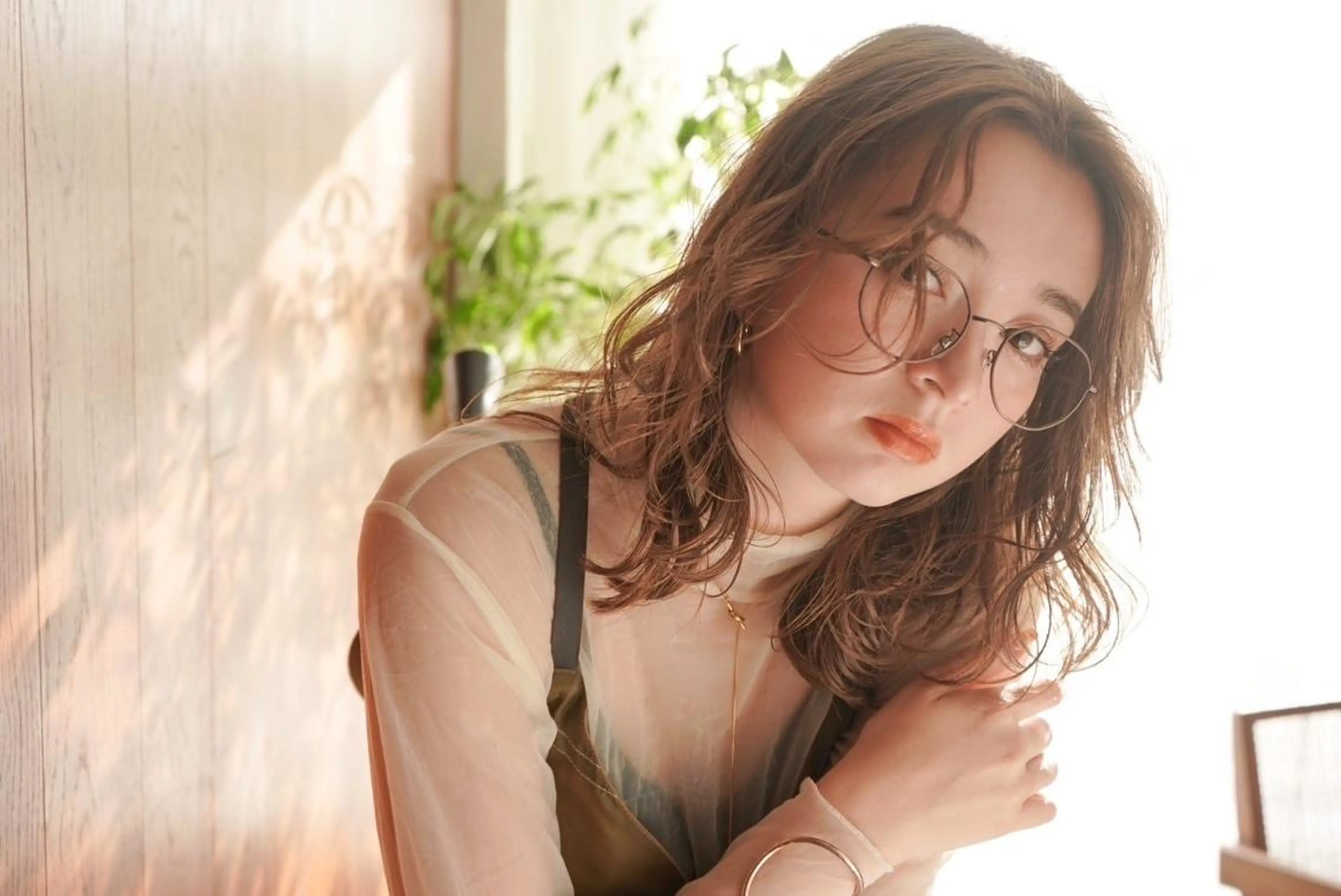 カラー ミディアム カット ヘアカラー トリートメント ベージュカラー🌿 新潟駅/青木結月のヘアスタイル