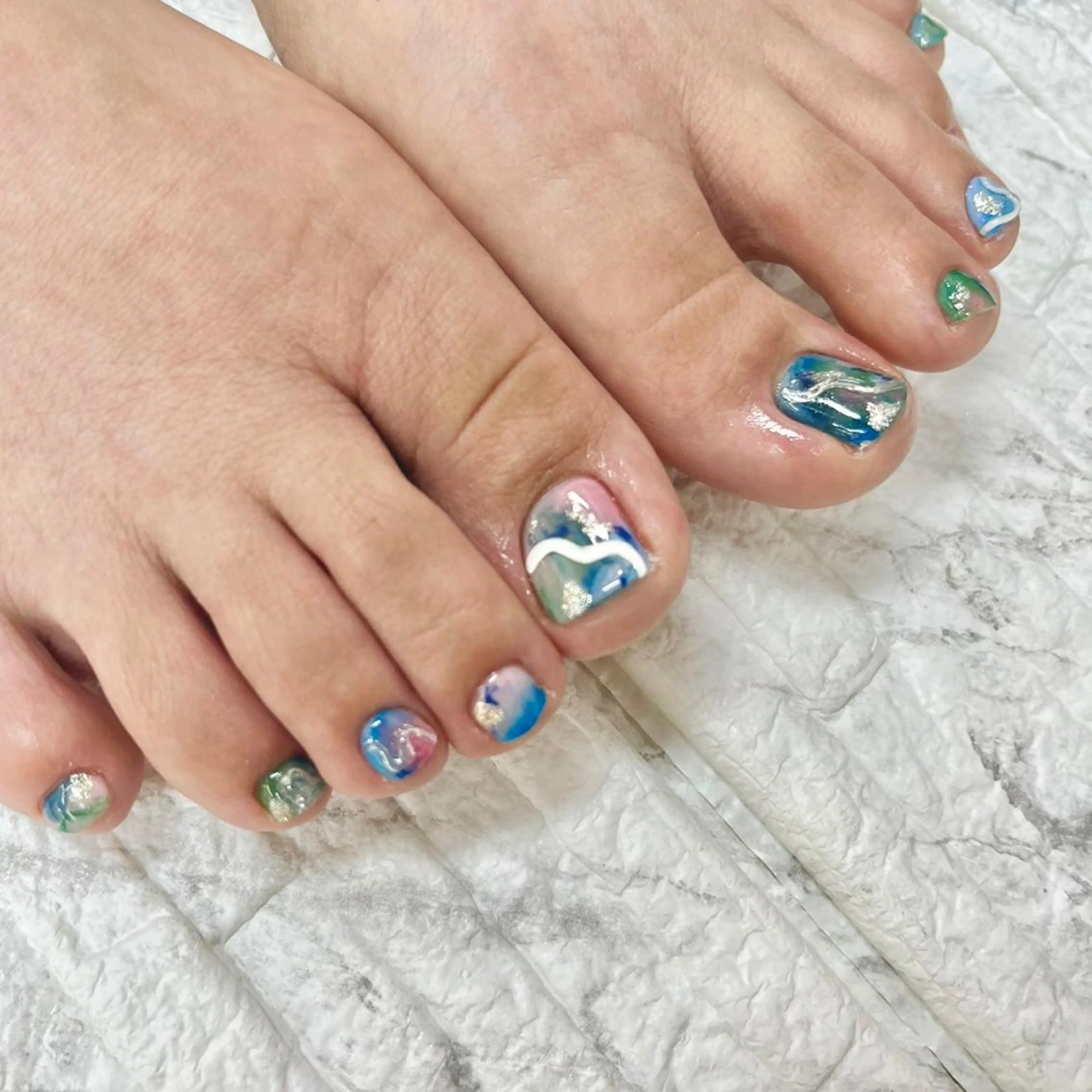 ネイル フットネイル Alohi nail salonのネイルデザイン