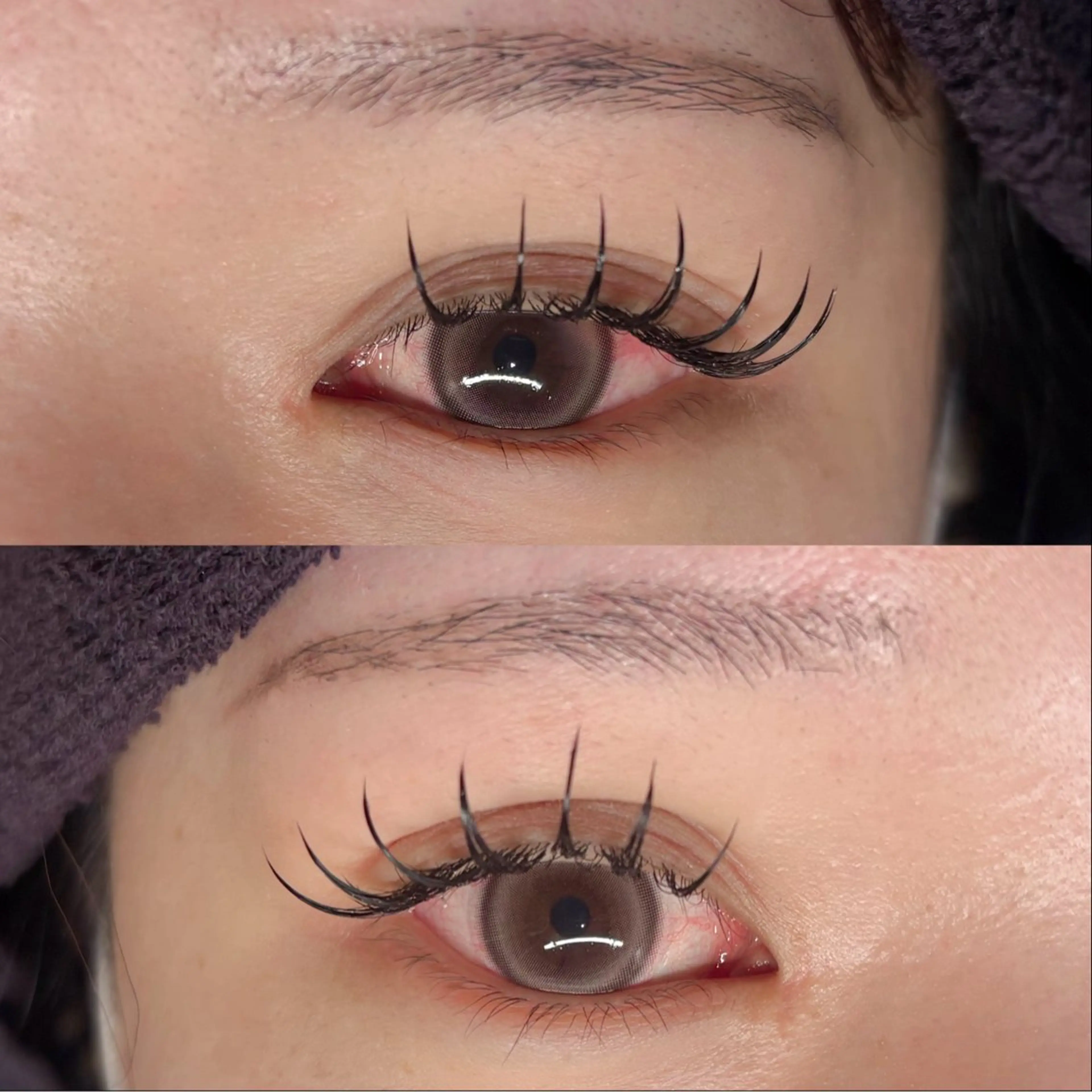 🫧5日​〜​12日🫧LEDエクステモデル【80​〜​100本】本数保証なし※パーマを3ヶ月以内にかけていない方の写真