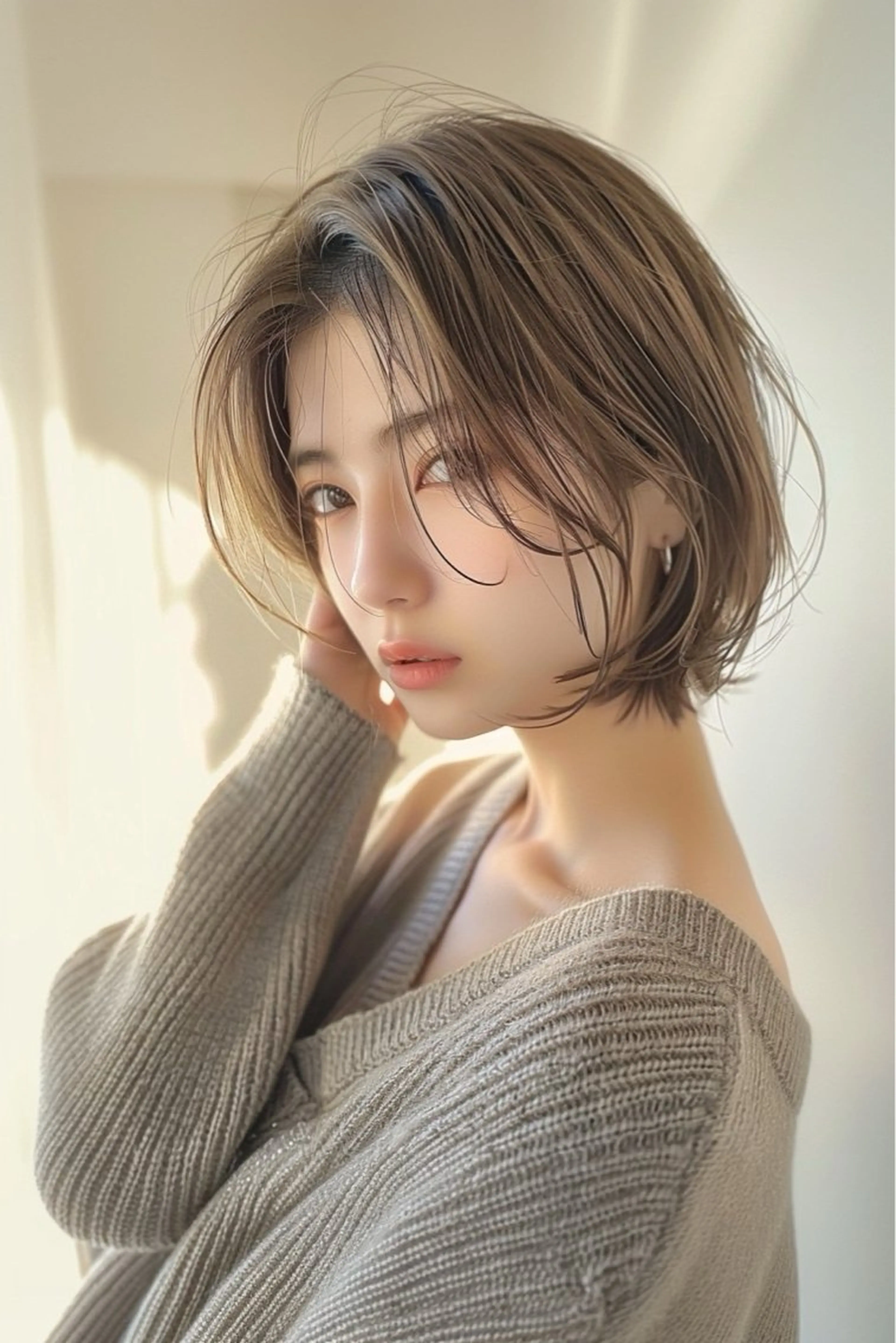 ショート カラー カット ヘアカラー トリートメント 【丁寧な施術】 似合せカラーYUTOのヘアスタイル