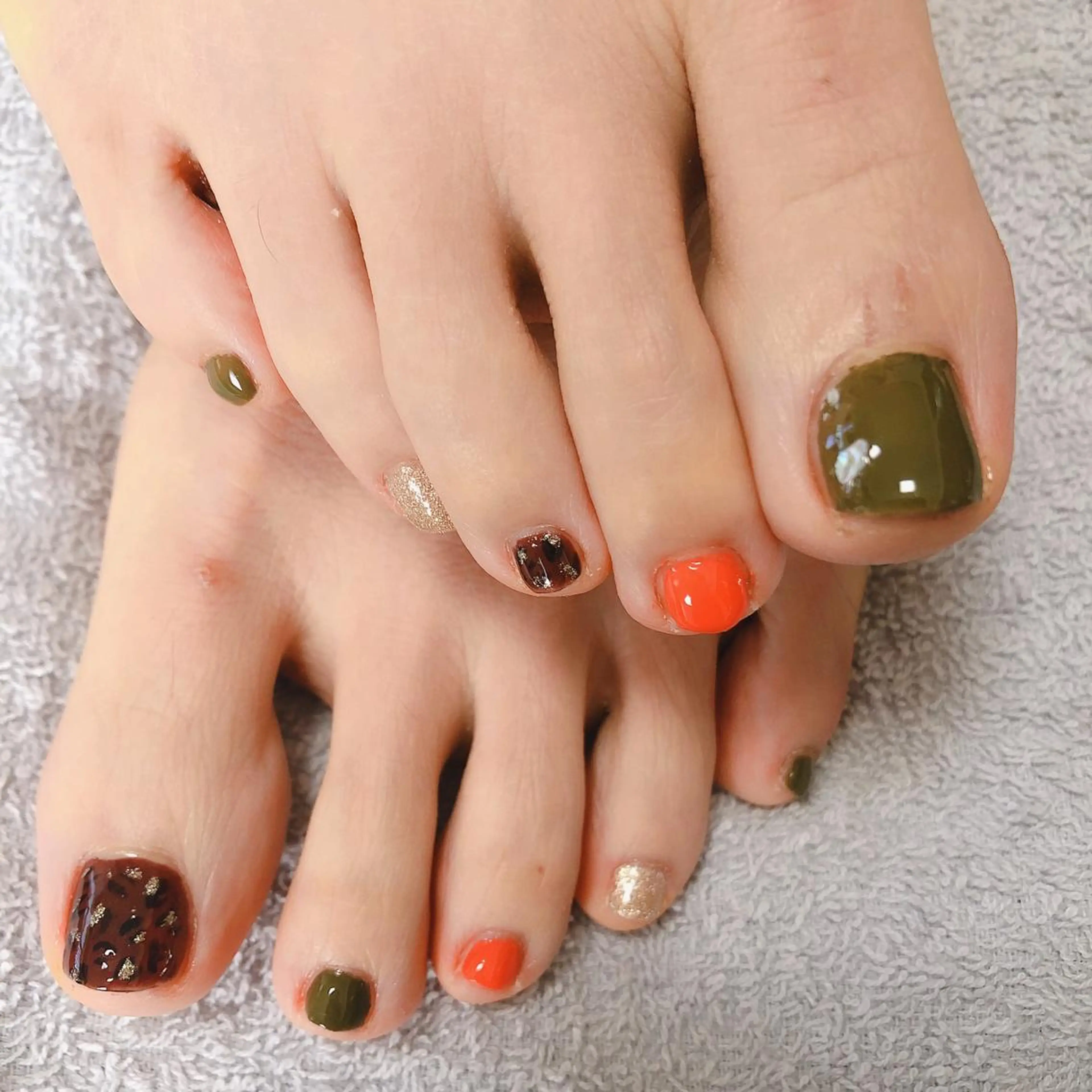 ネイル アニマル柄 結城 怜菜のネイルデザイン