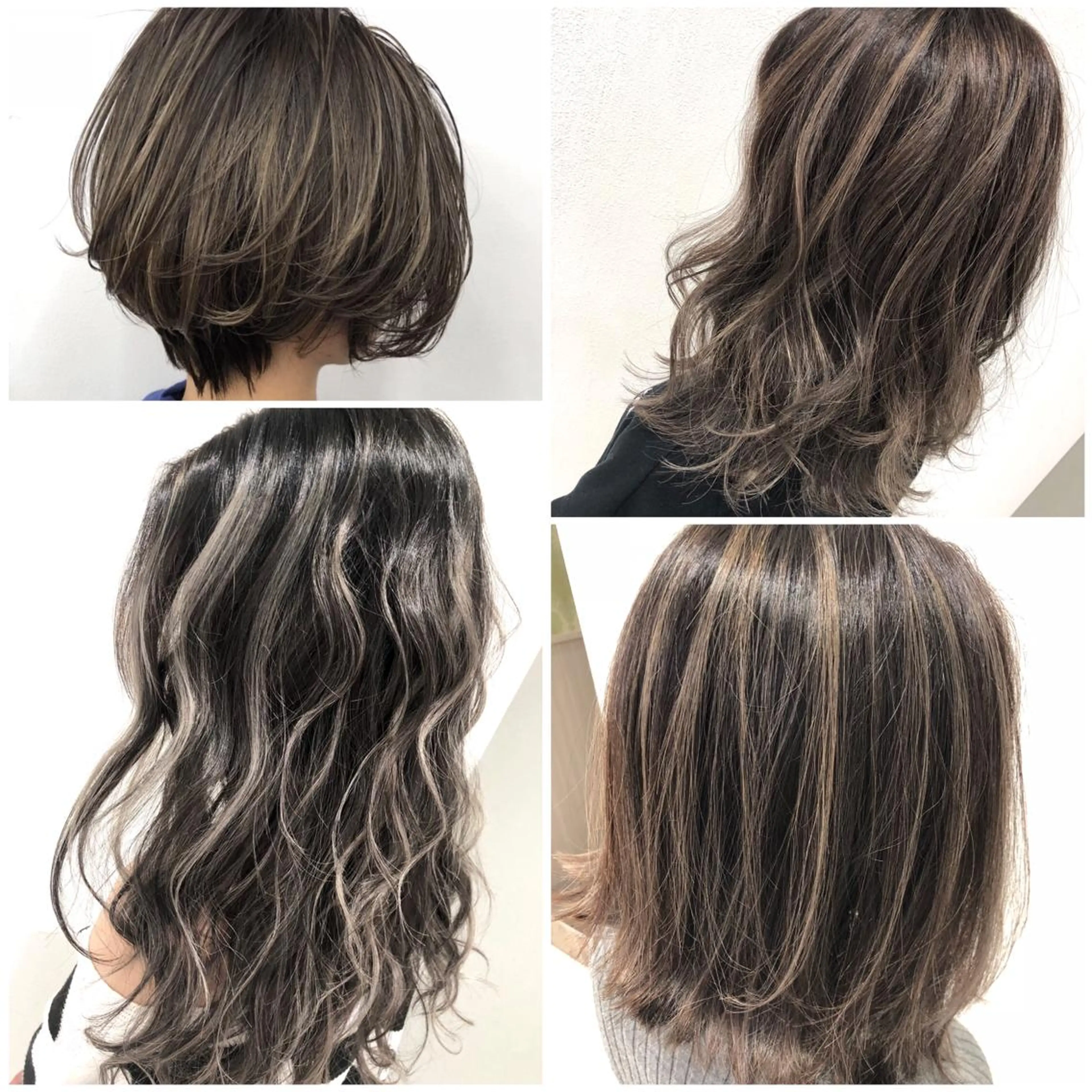 カラー ハイライトカラー ブリーチ無しカラー 👑店長　平松　由のヘアスタイル