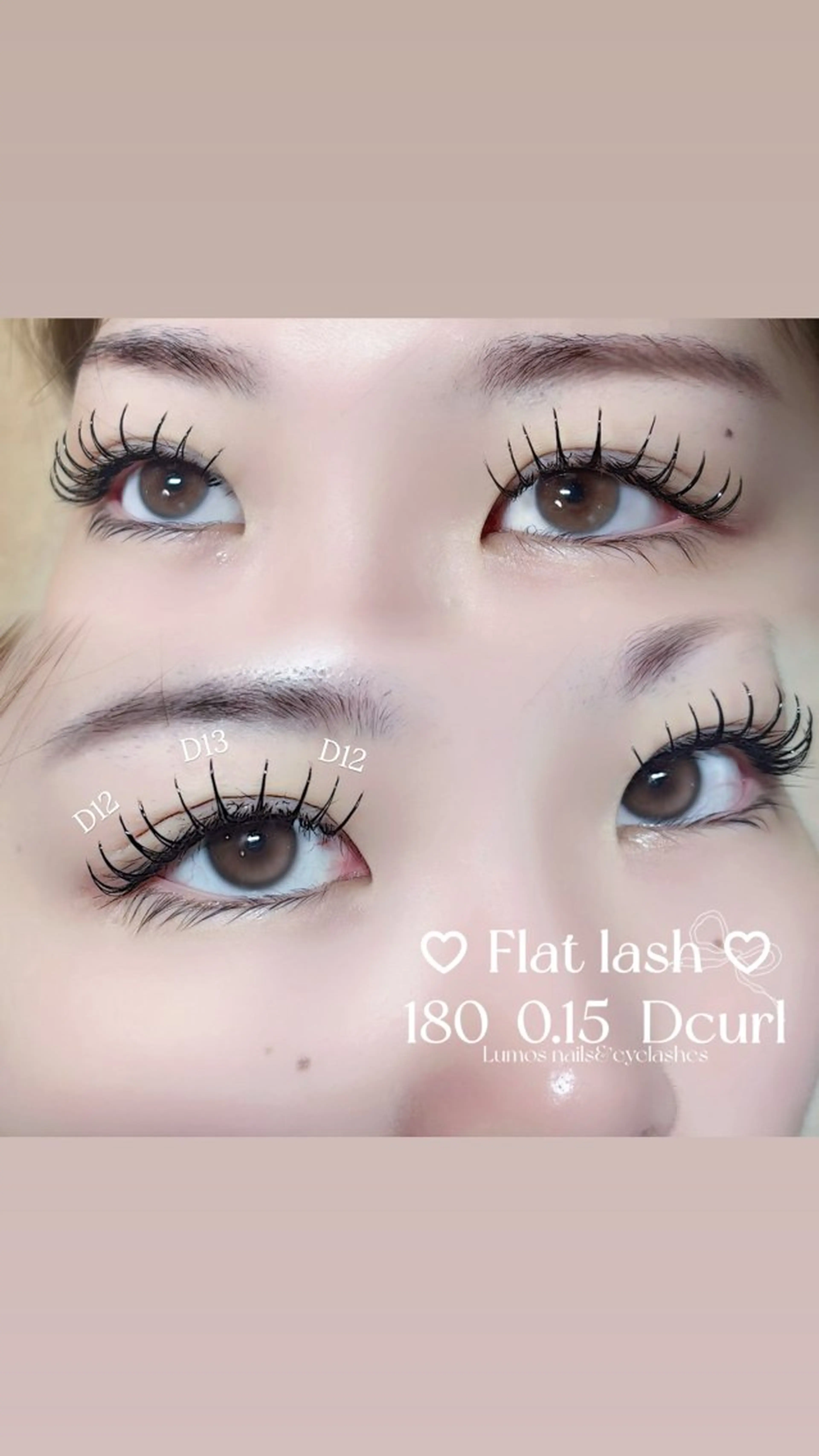 マツエク・マツパ マツエク Lumos sakura🎀🔗のマツエク・マツパデザイン