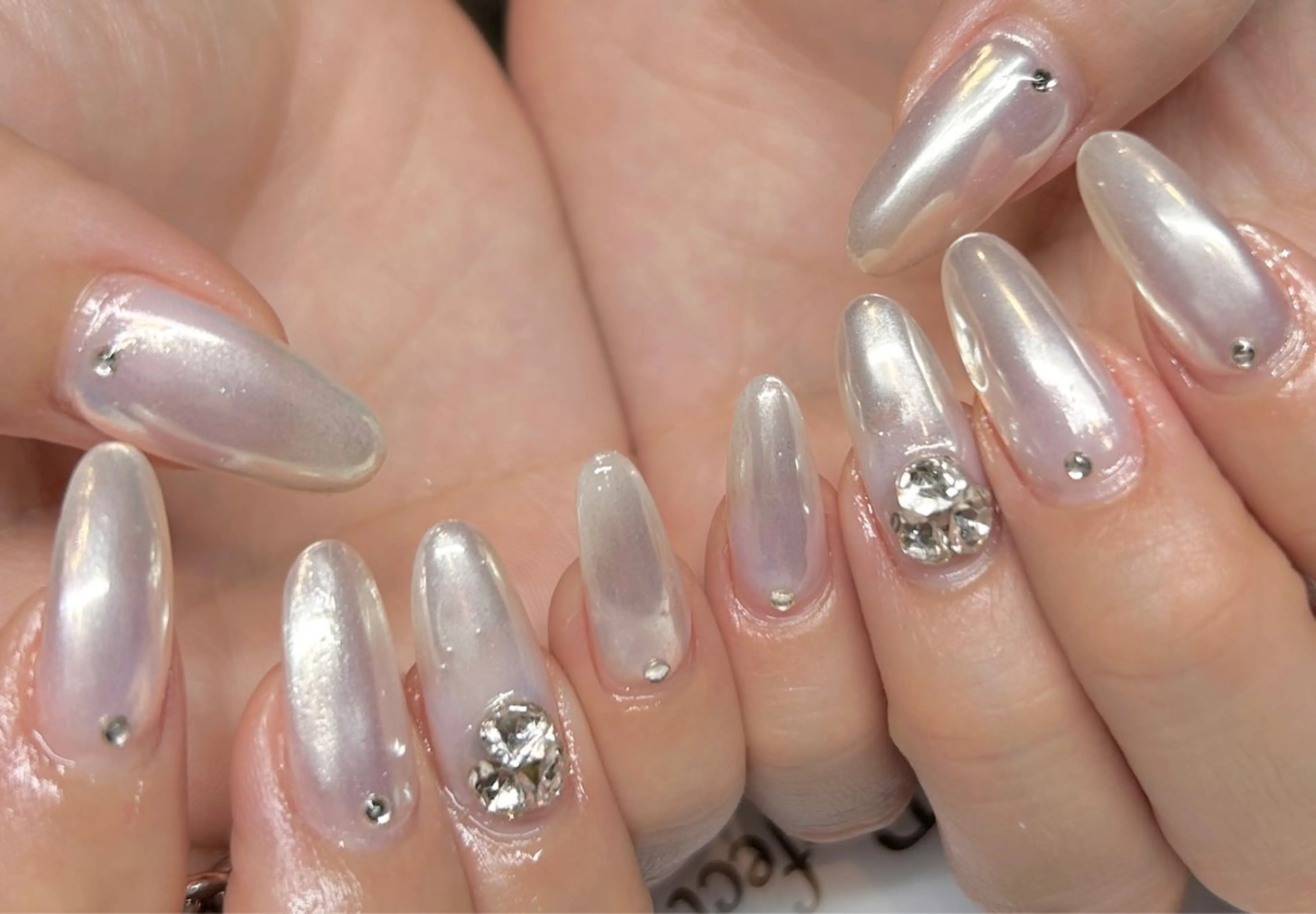 ネイル 長さ出し 持ち込み 春ネイル ハンドネイル N.style所属・Ｎ. styleのネイルデザイン