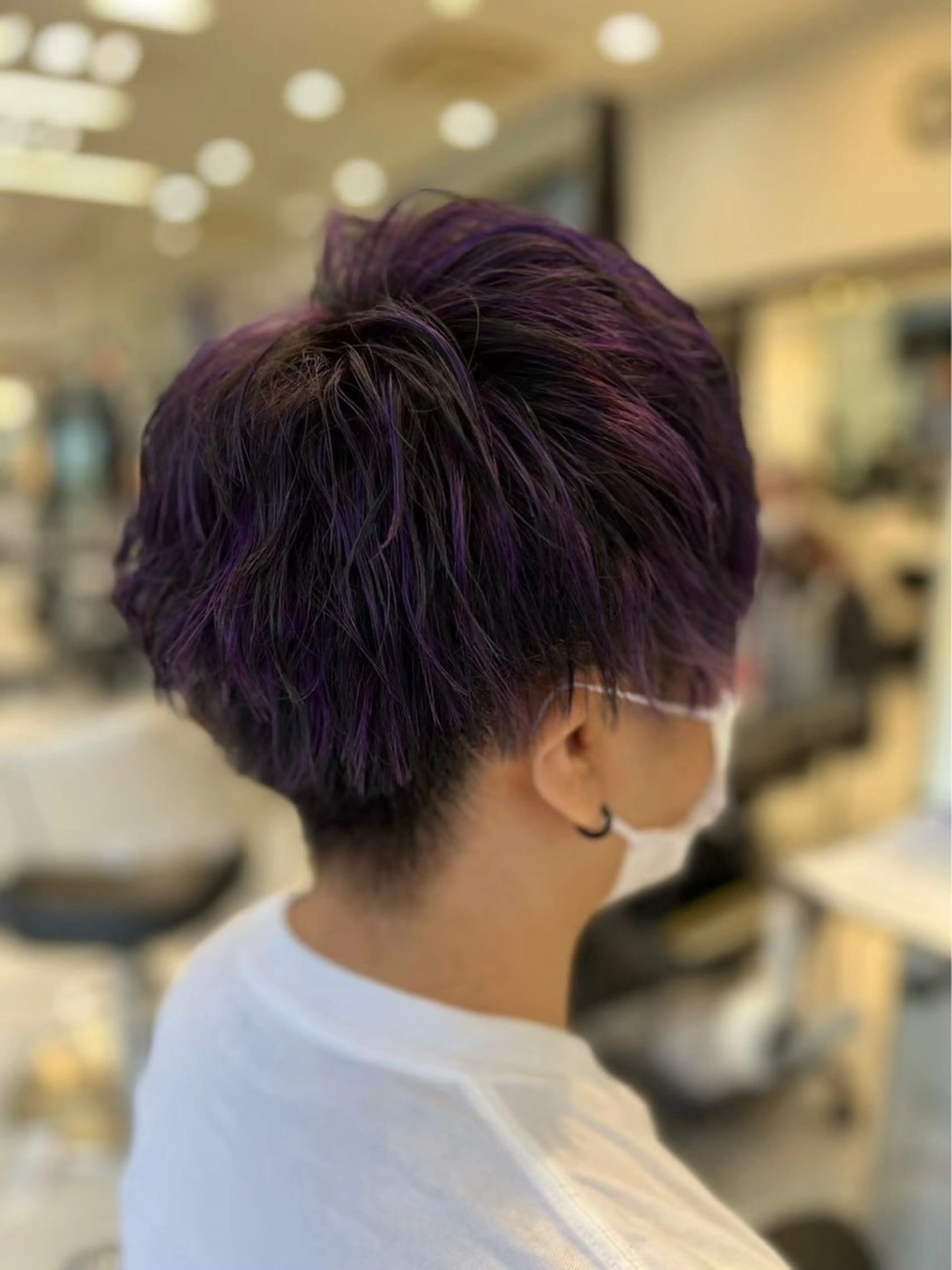 カット➕ブリーチカラーの写真