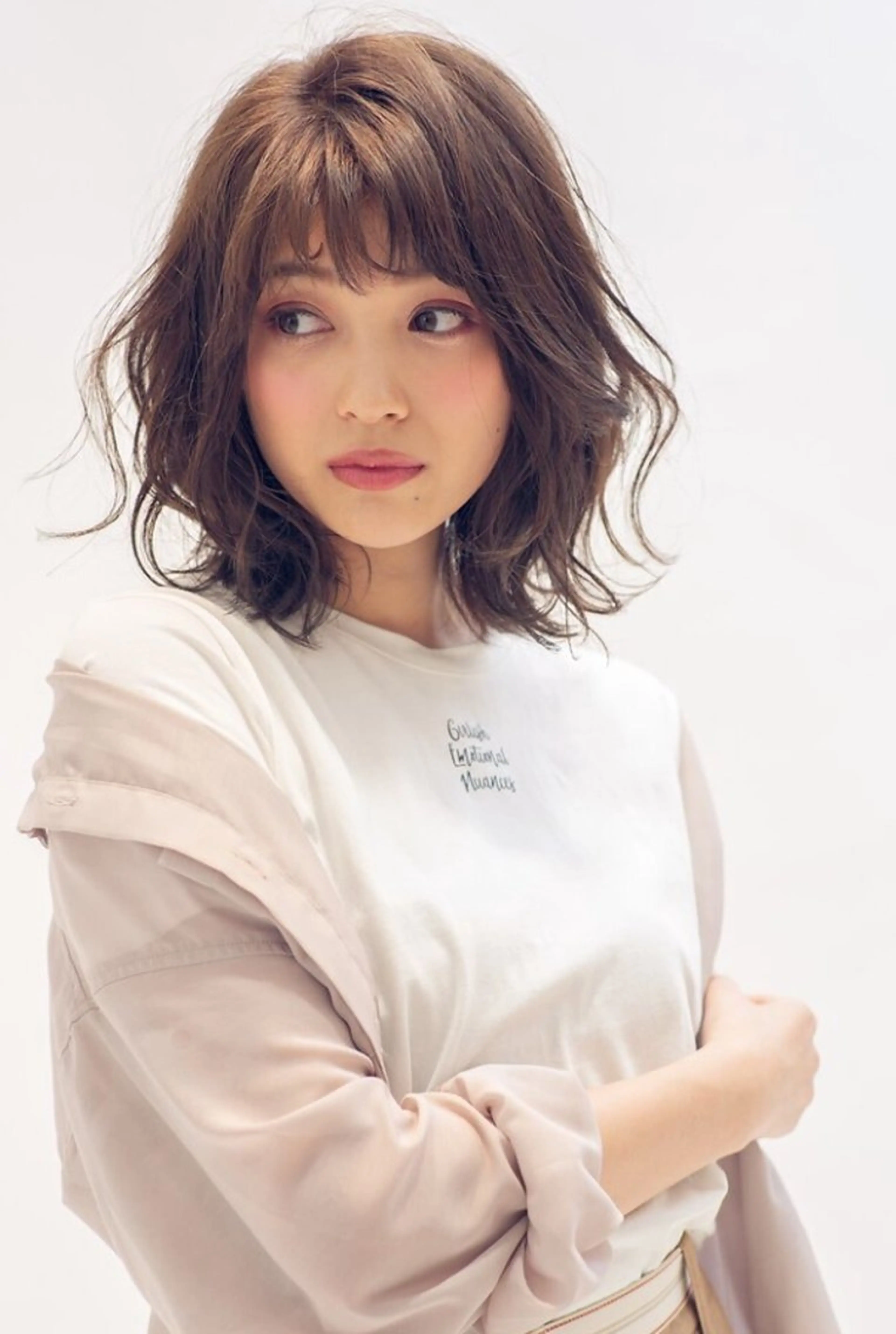 セミロング カラー パーマ カット ヘアカラー トリートメント BRING by snowdrop所属・吉祥寺・BRING 近藤真千子のヘアスタイル