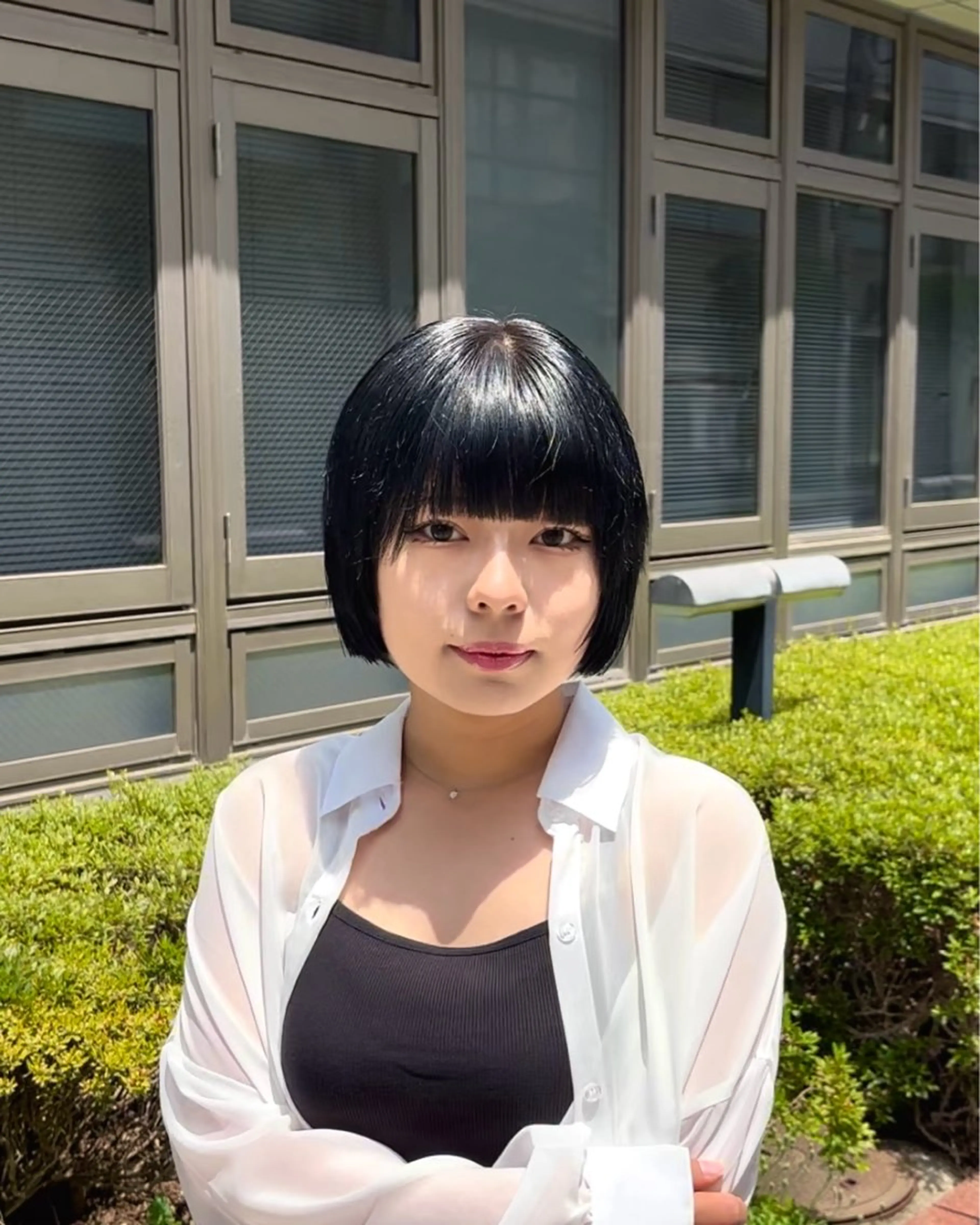 ショート カット ヘアカラー 谷井 実結樹のヘアスタイル