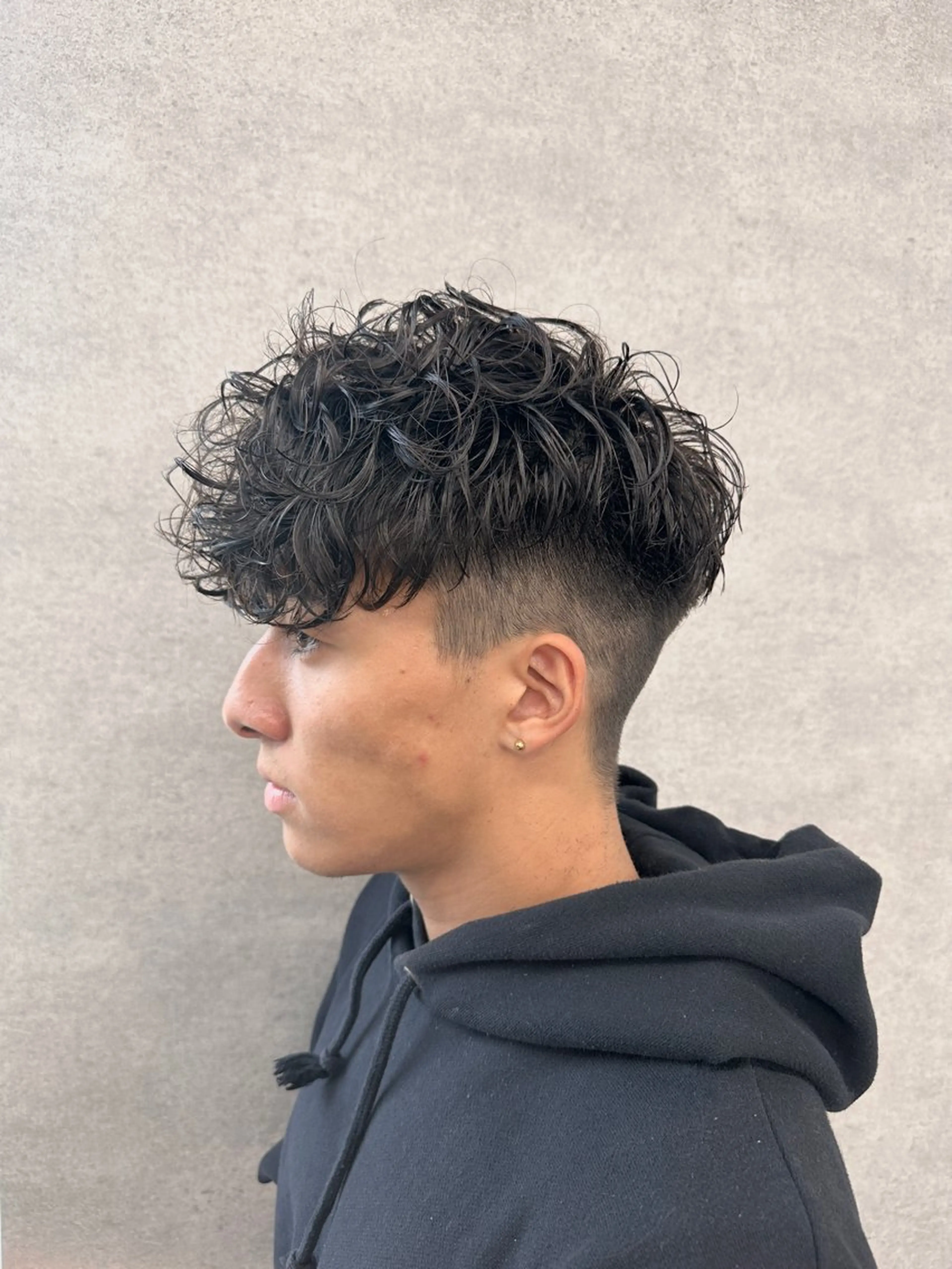 ショート カラー パーマ メンズ 渋谷駅から徒歩1分 BLUCKメンズヘアのヘアスタイル