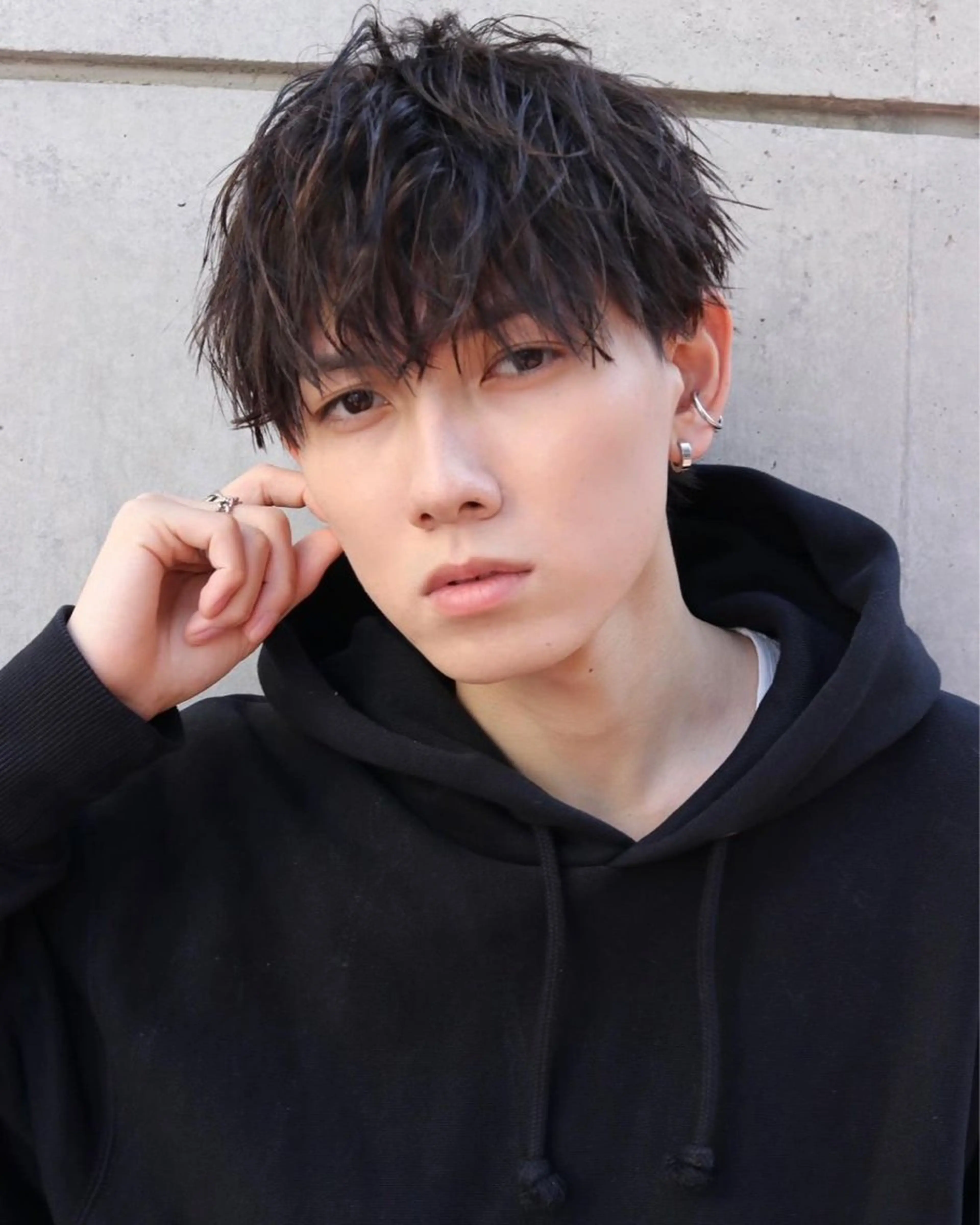 ショート パーマ メンズ メンズパーマ ツイストスパイラルパーマ ニュアンスパーマ スパイラルパーマ Atria 横浜のヘアスタイル