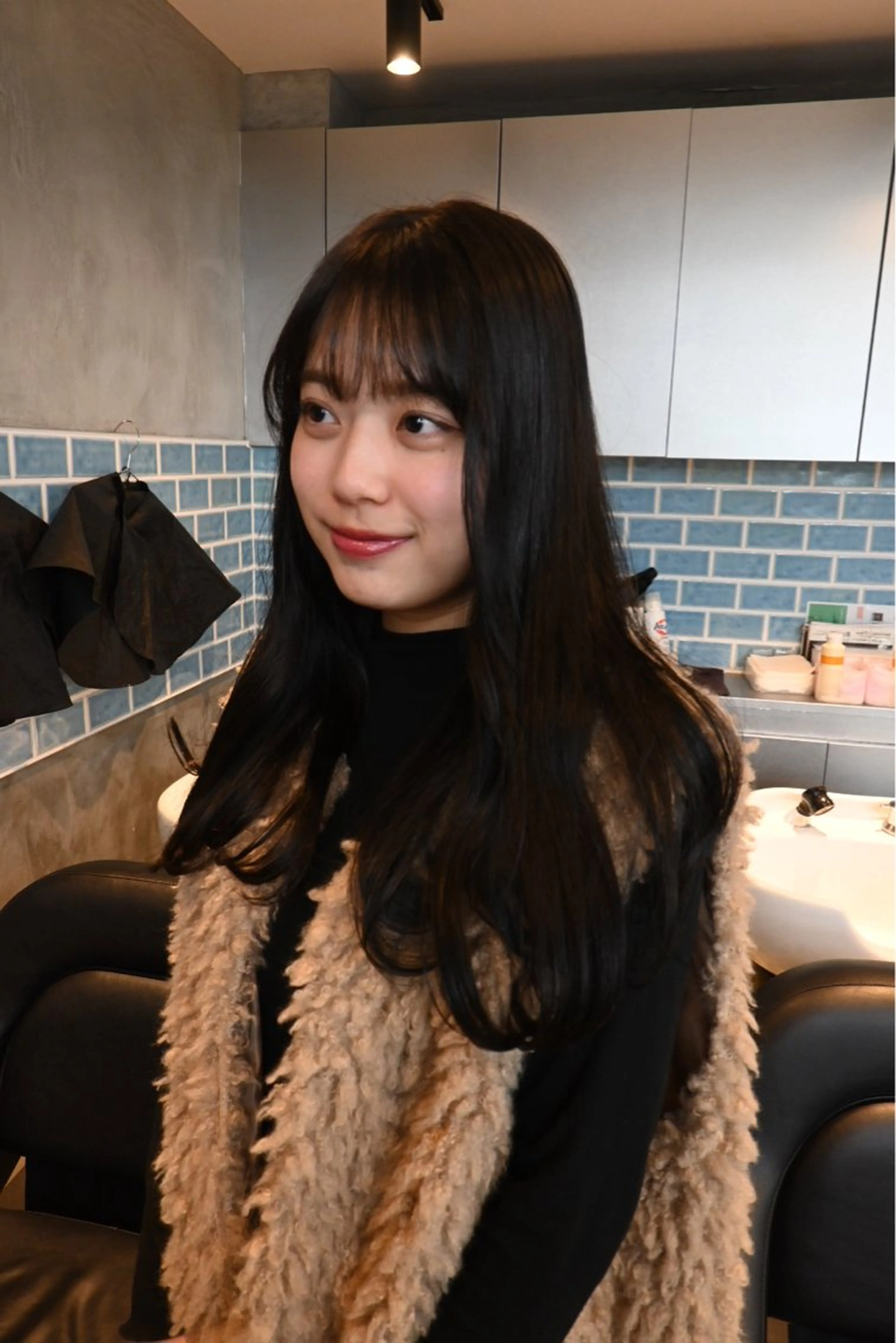 セミロング ヘアカラー 🫧ほのか /透明感カラー🫧のヘアスタイル