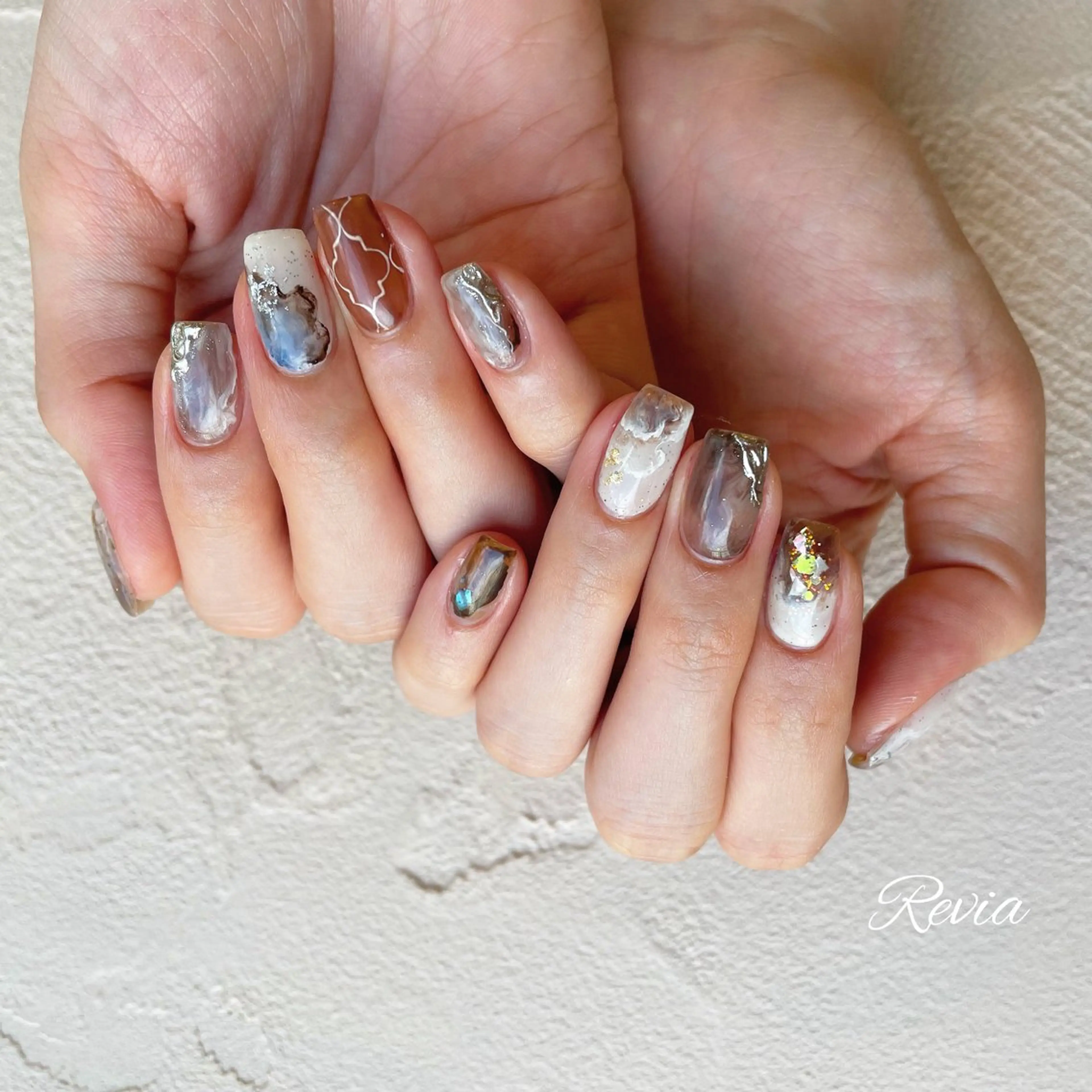 ネイル ハンドネイル revia所属・ERI Nailistのネイルデザイン