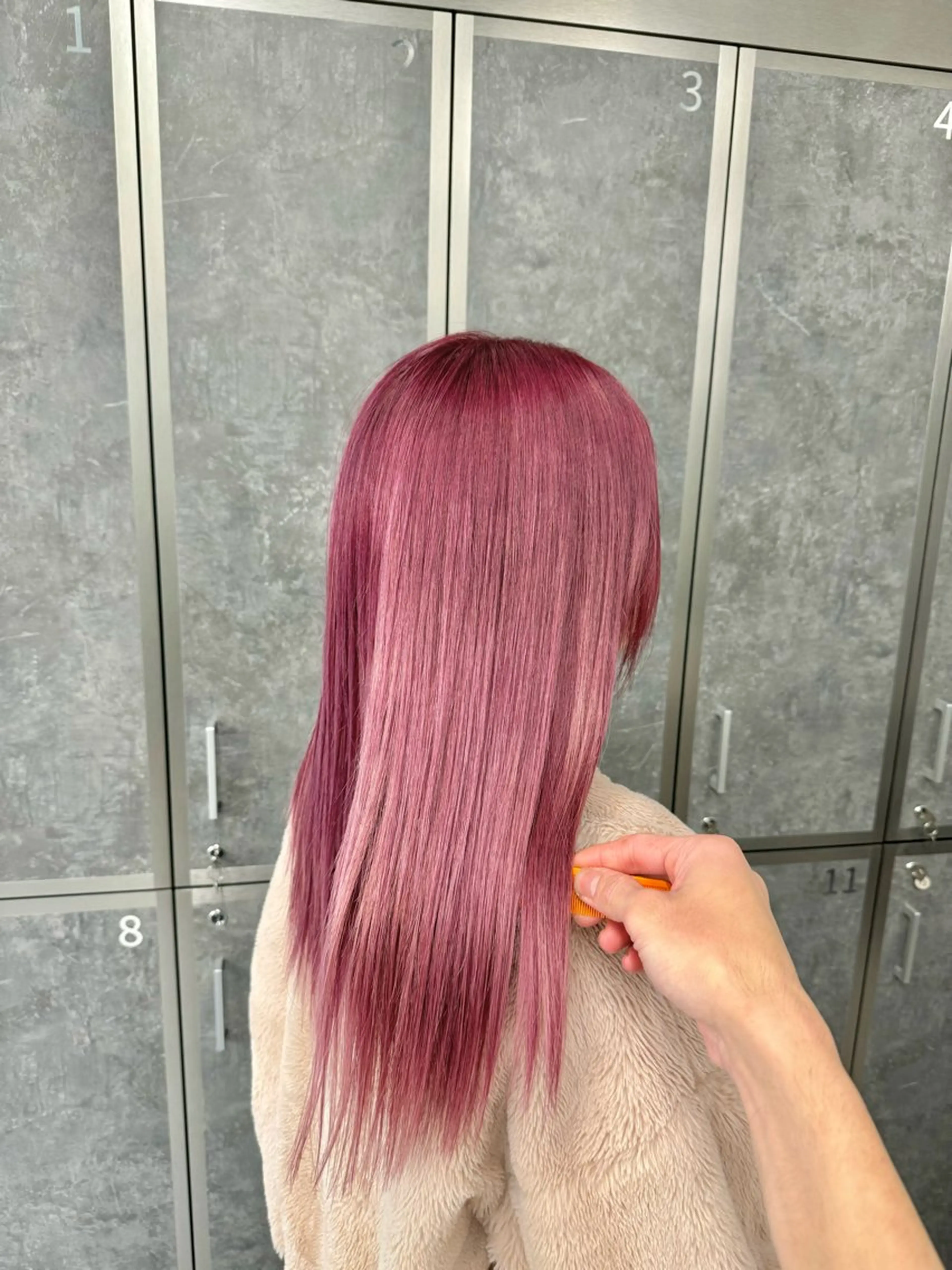 ロング カラー ピンクカラー 髪質改善 トリートメント 大人女性の救世主🙌 鶴見/大勝拓真のヘアスタイル