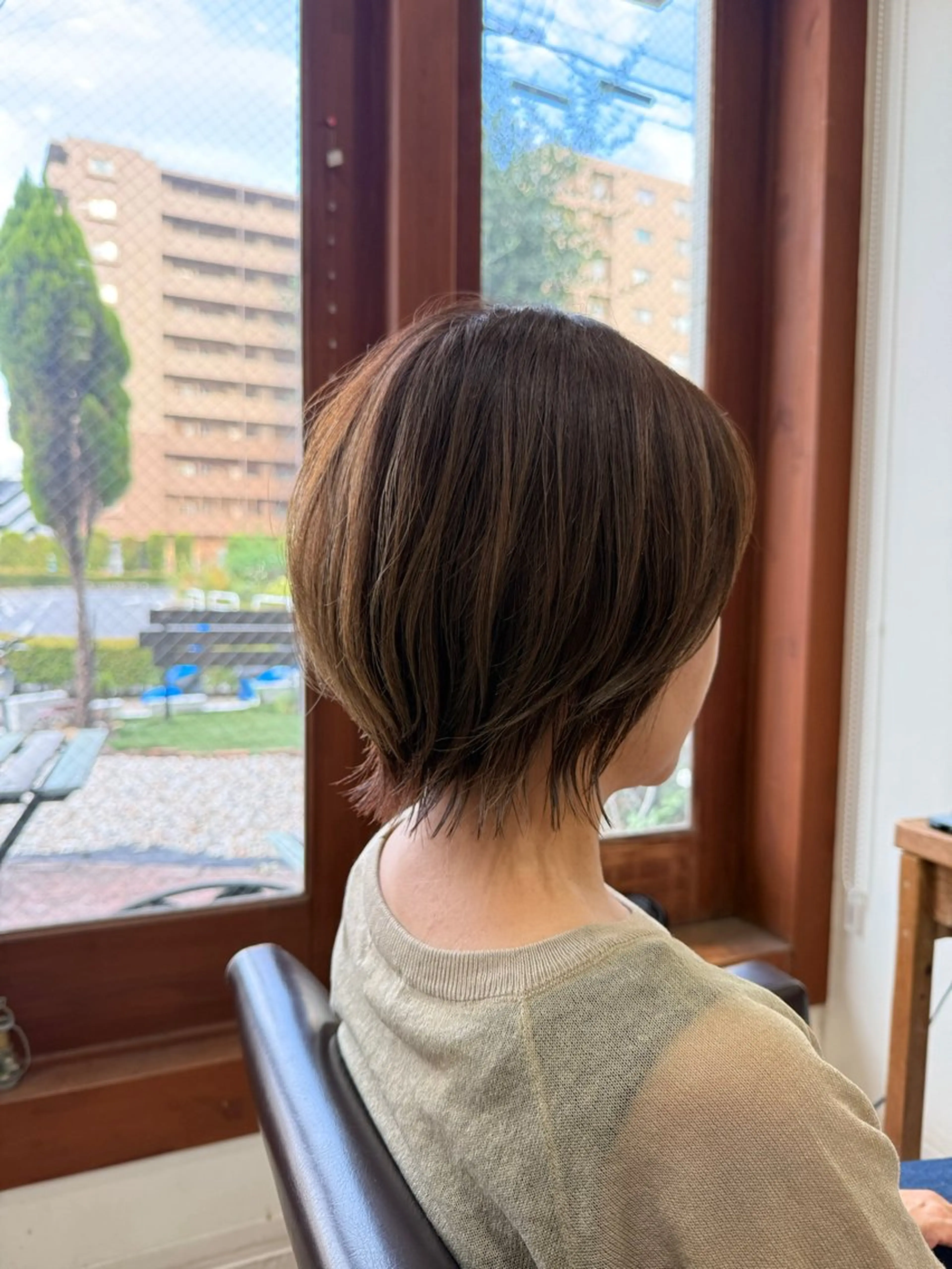 ショート カラー ショートボブ ボブ くびれヘア 髪質改善 ショートヘア カット ヘアカラー トリートメント ゆうと/ショート /ショートボブ/ボブのヘアスタイル